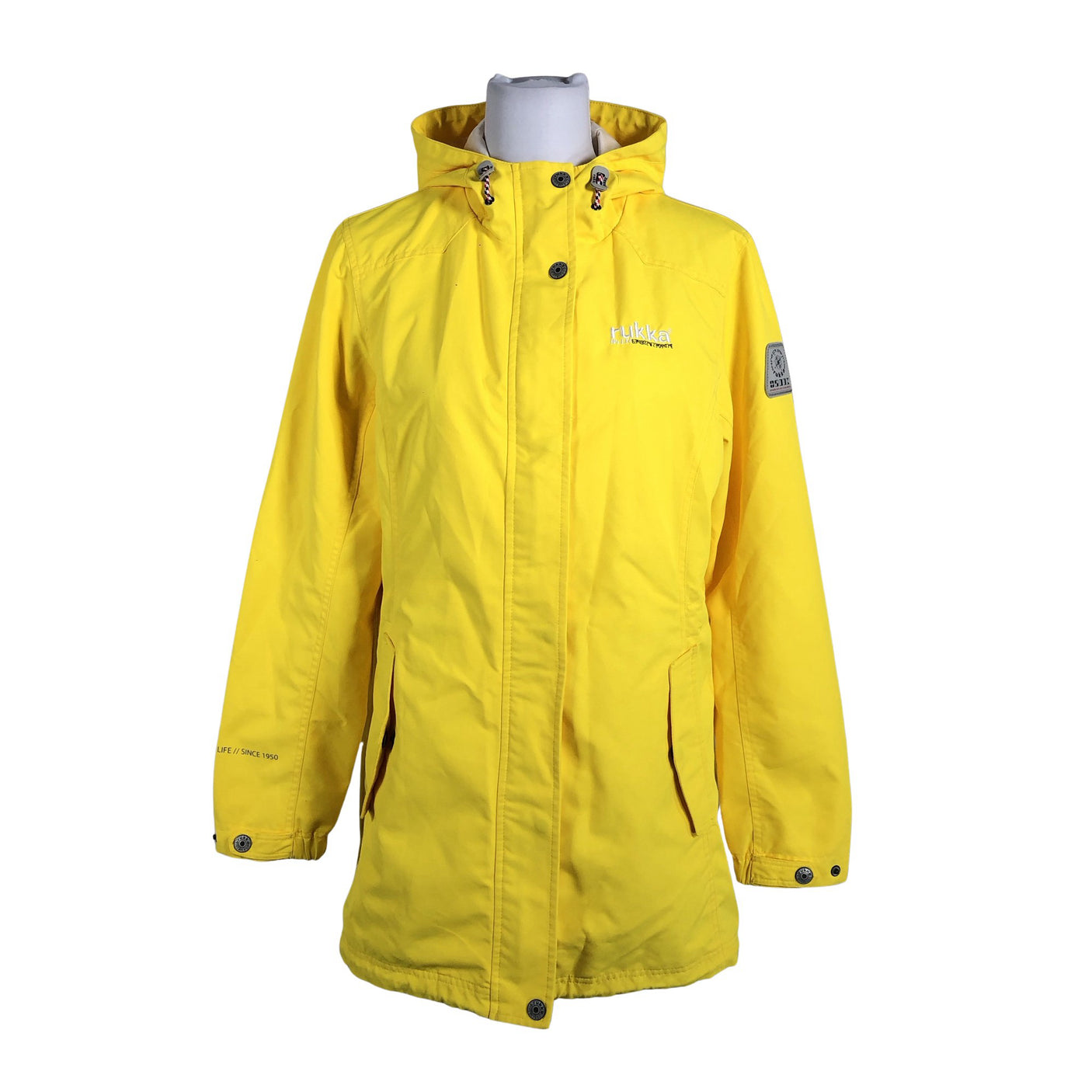 Unisex Rukka - Jope, suurus 38 - Kollane (1)