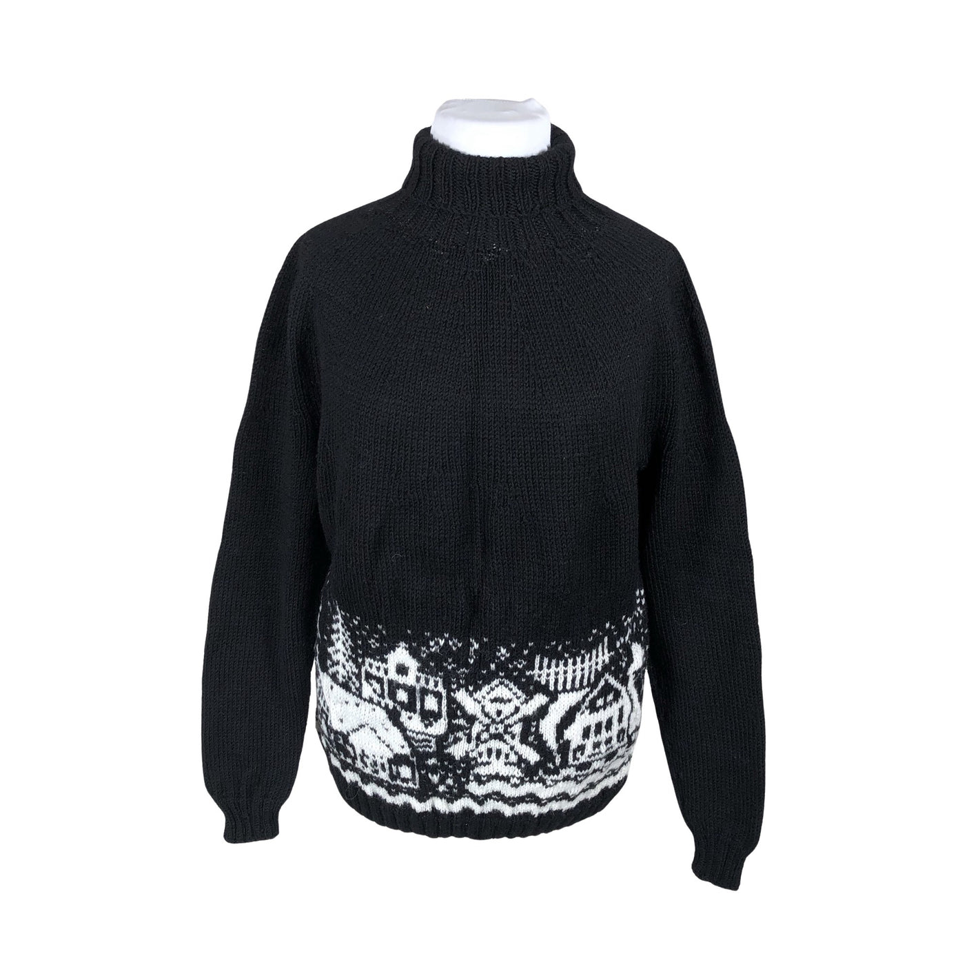Unisex Handmade - Kampsun, suurus 44 - Must (1)