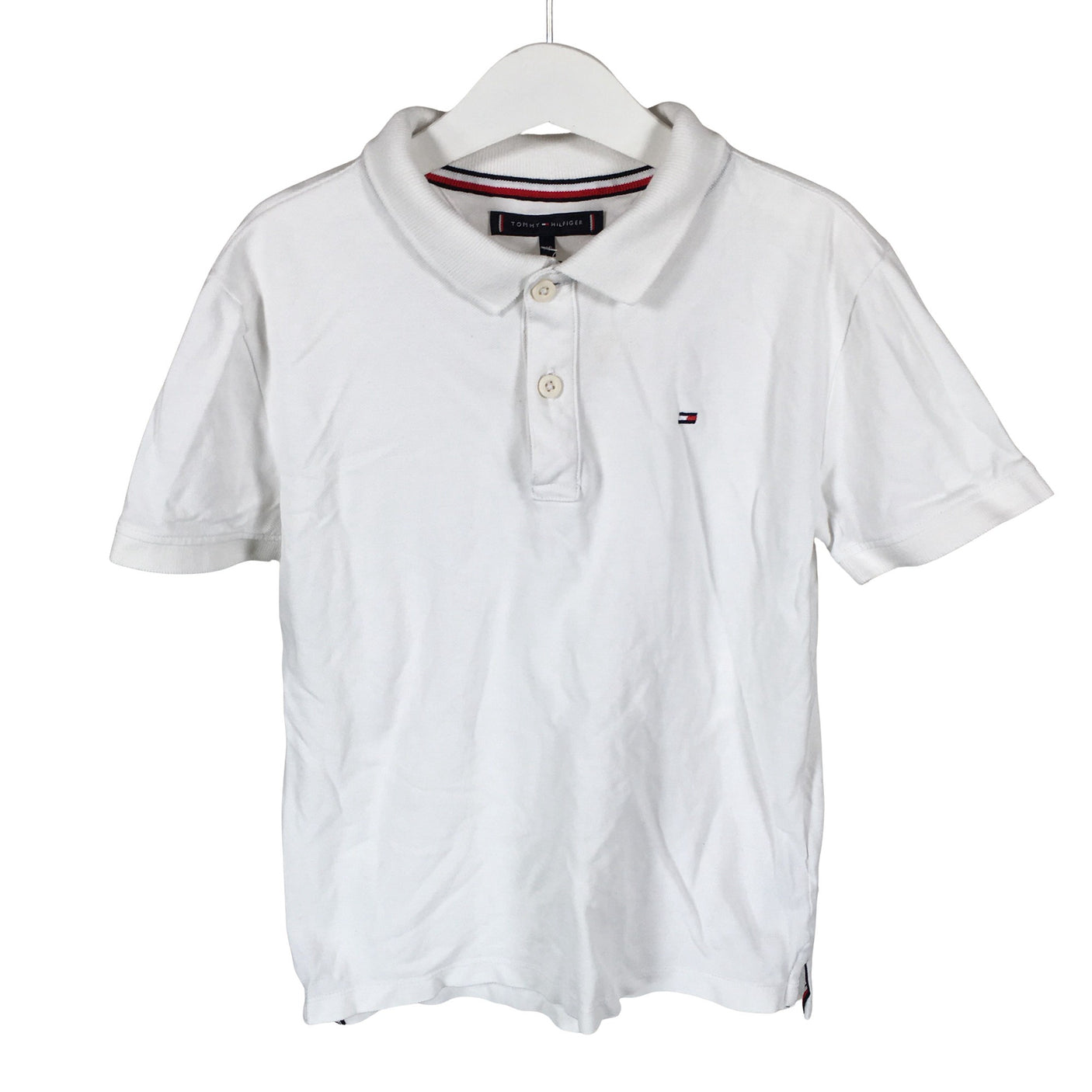 Unisex Tommy Hilfiger - Polosärk, suurus 134 - 140 - Valge (2)