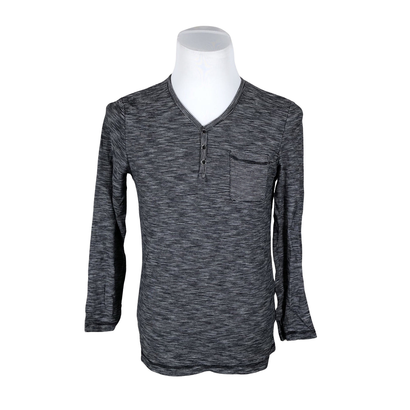 Unisex Tom Tailor - Trikotaažist pluus, suurus L - Must (1)