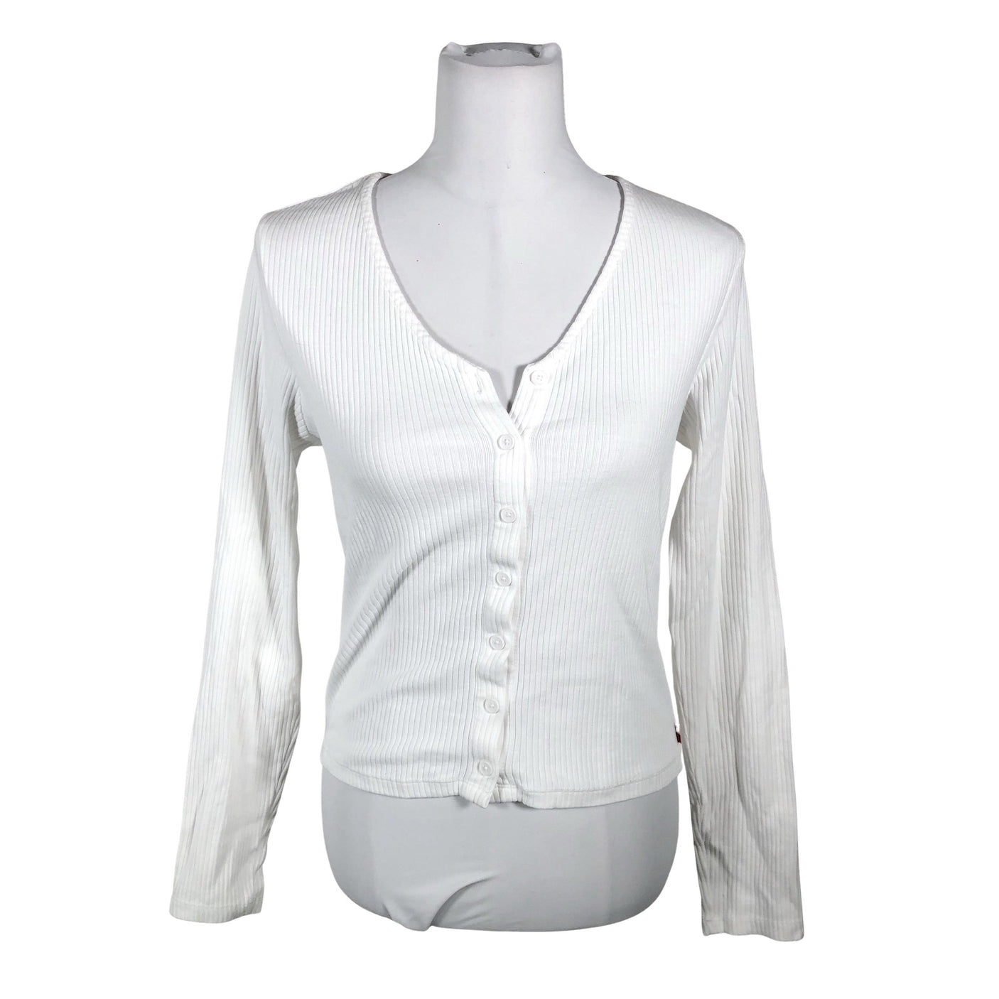 Unisex Levi's - Trikotaažist pluus, suurus 40 - Valge (1)
