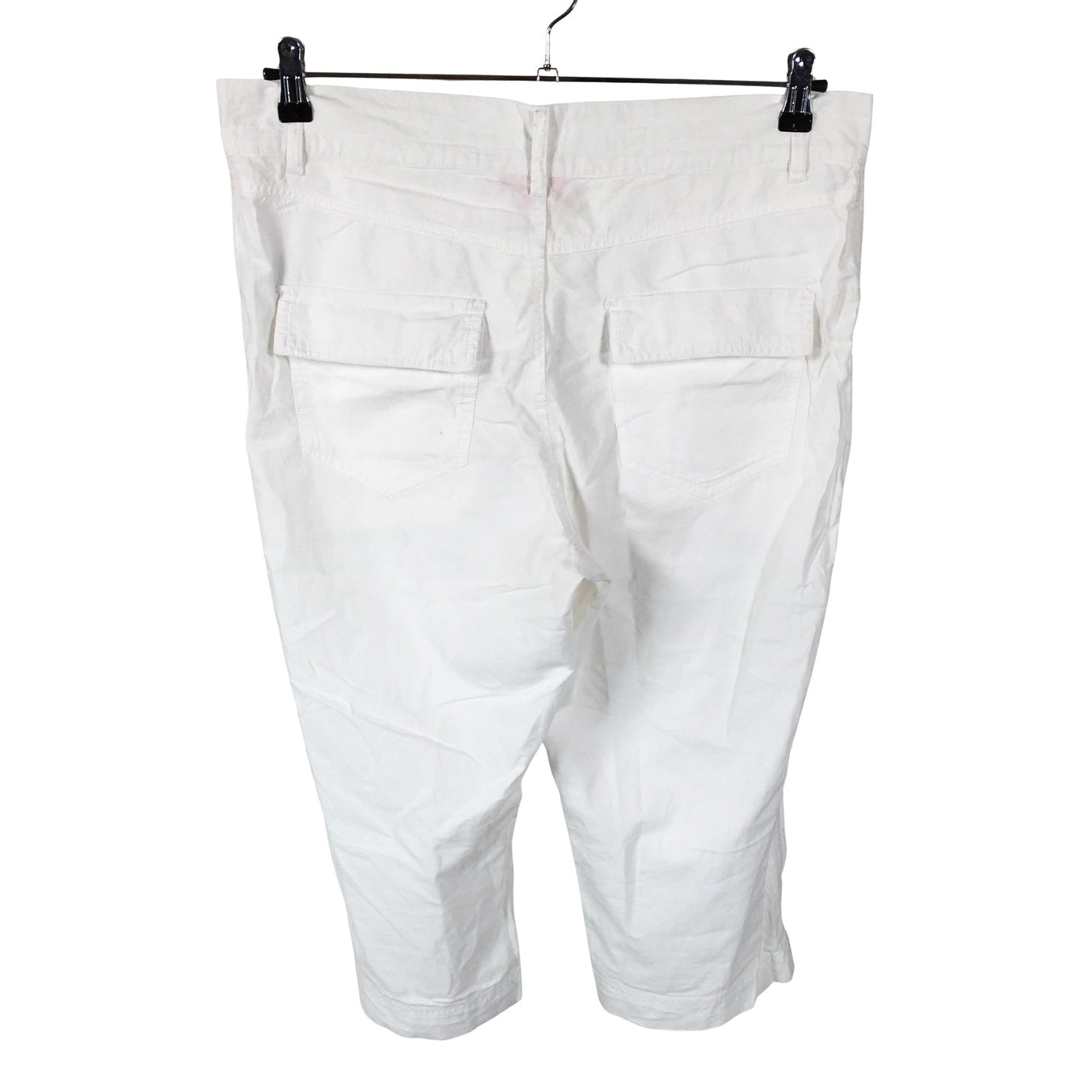 Unisex Ann Miller - Mittevenivad poolpikad püksid, suurus 42 - Valge (2)