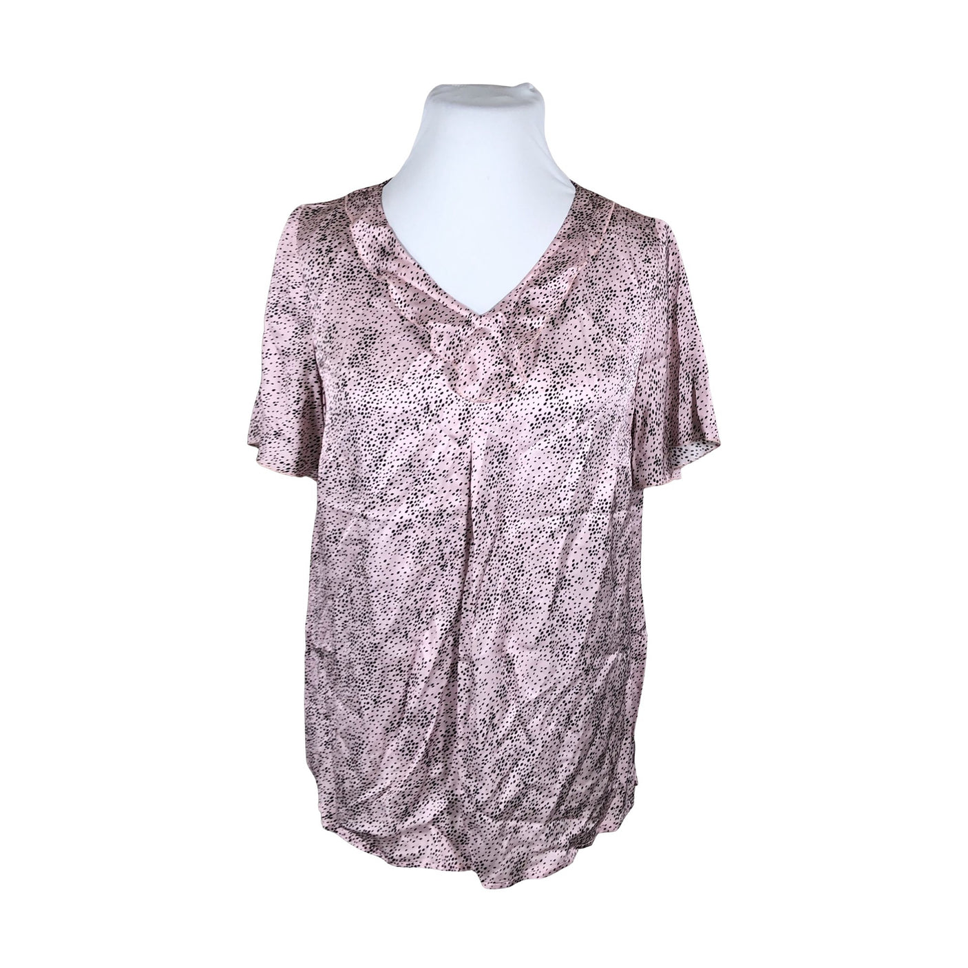 Unisex Voglia - Lühikeste käistega pluus, suurus 44 - Heleroosa (1)