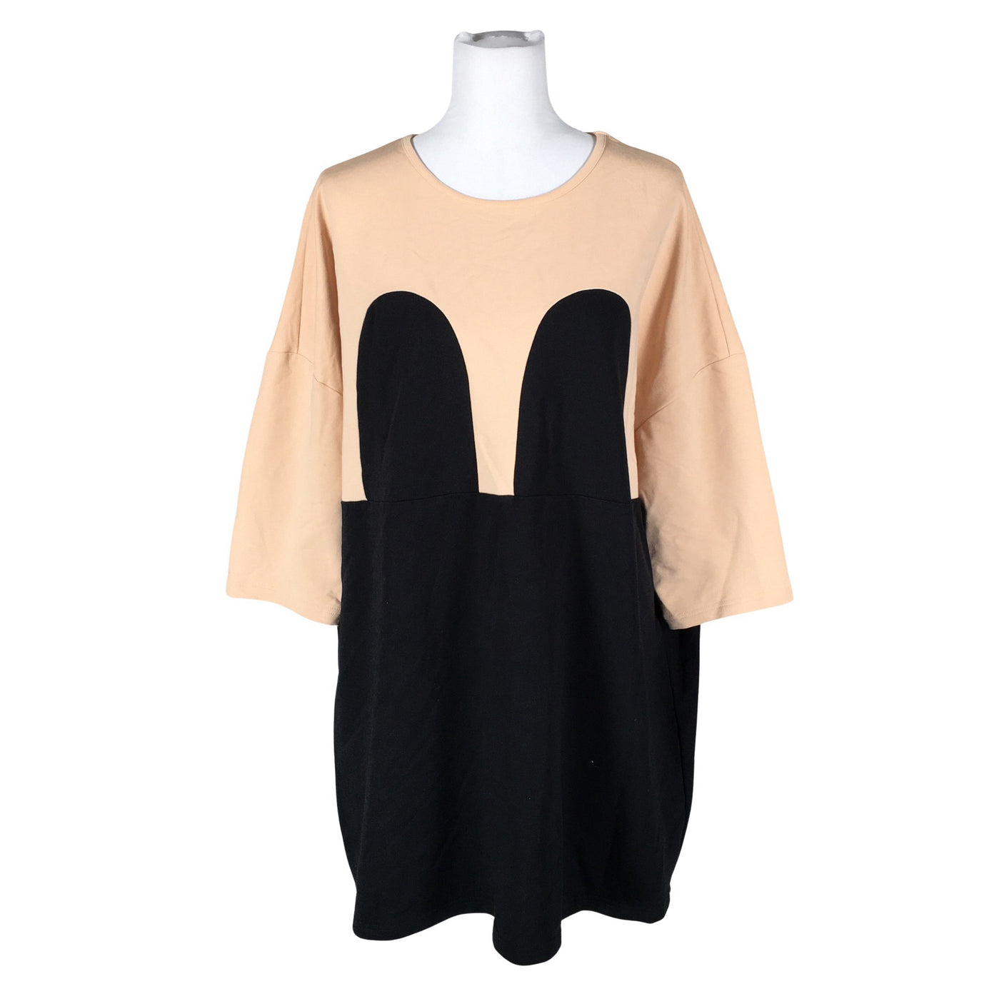 Unisex R/H Studio - Trikotaažist kleit, suurus 40 - Beige (1)