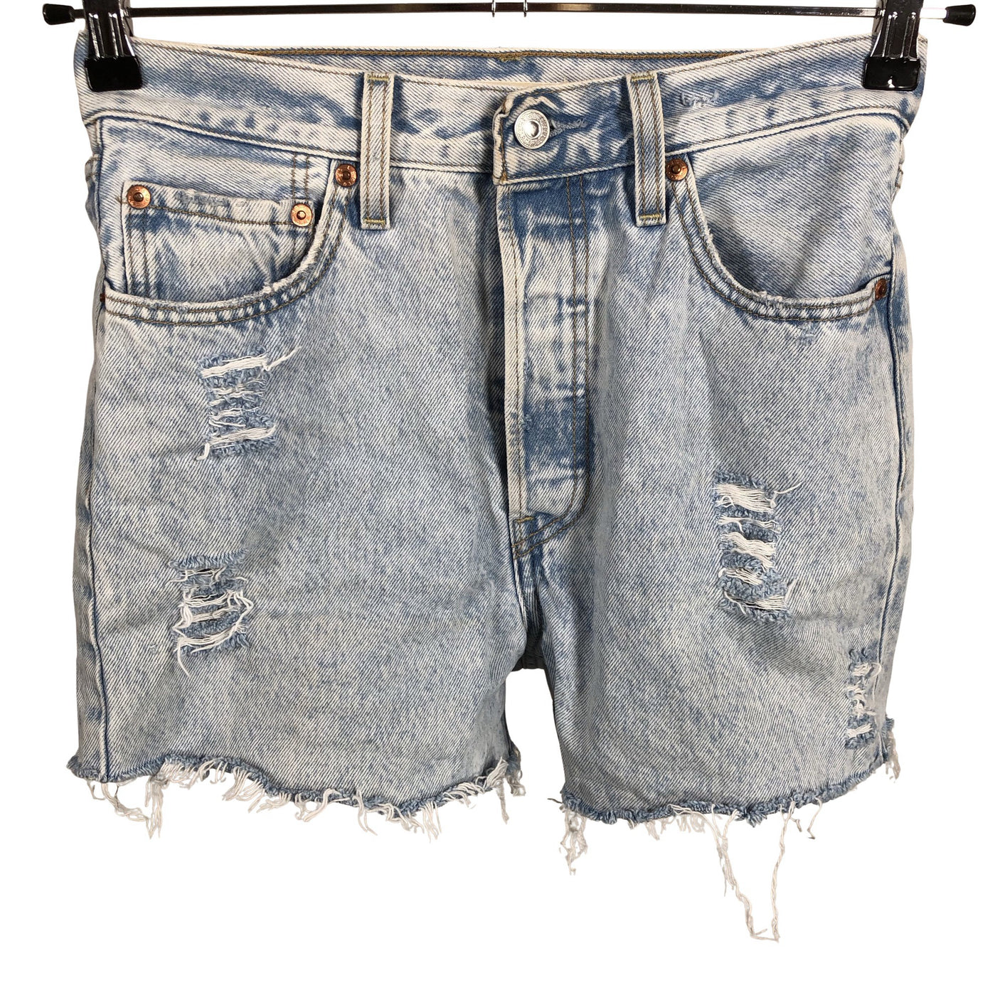 Unisex Levi's - Teksast lühikesed püksid, suurus W27 - Helesinine (1)