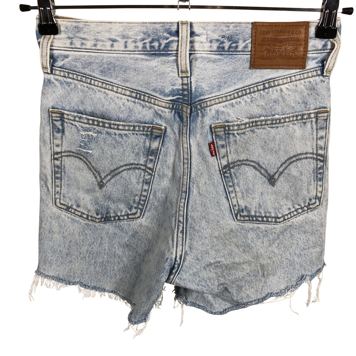 Unisex Levi's - Teksast lühikesed püksid, suurus W27 - Helesinine (2)