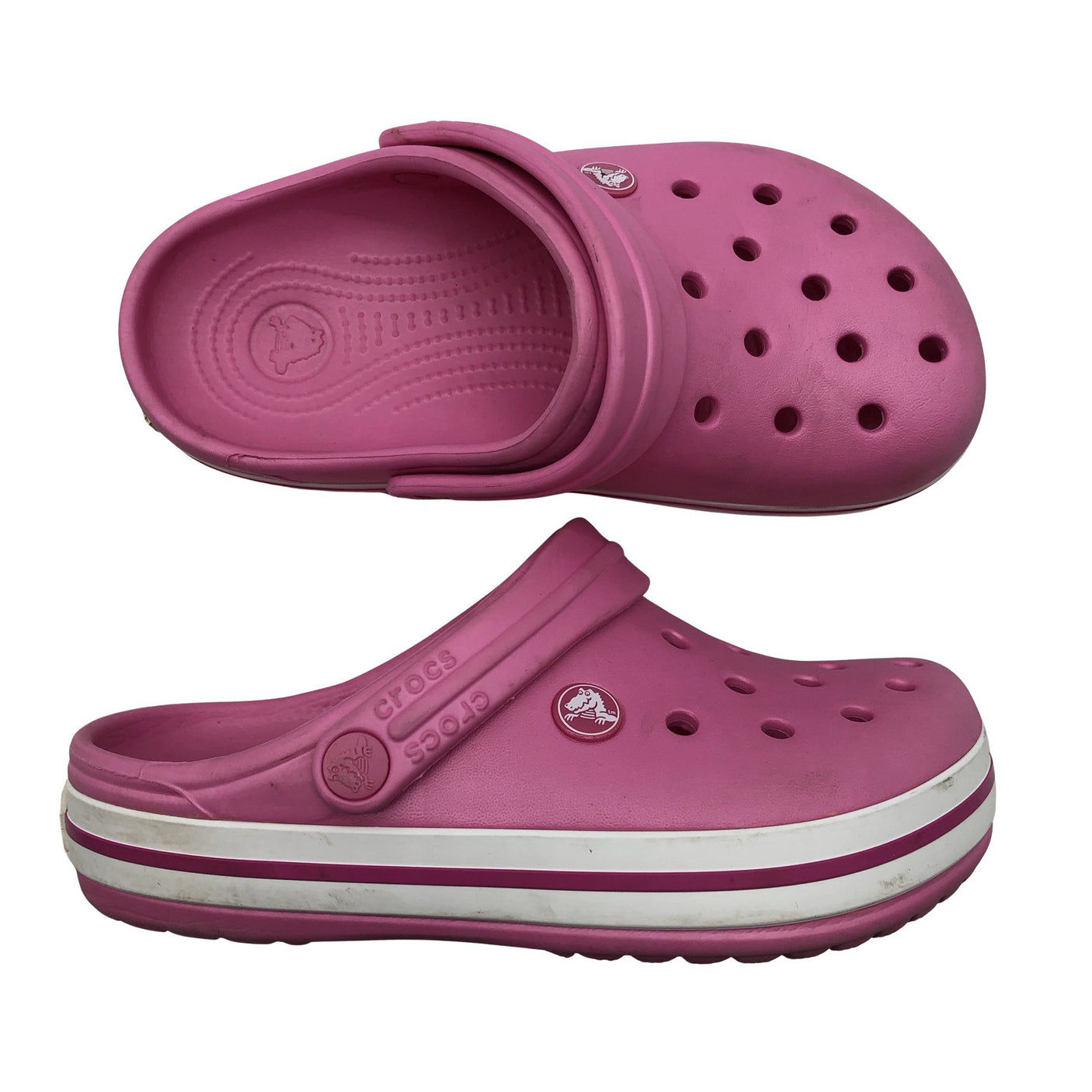 Unisex Crocs - Lahtise kannaga jalanõud, suurus 33 - Roosa (1)