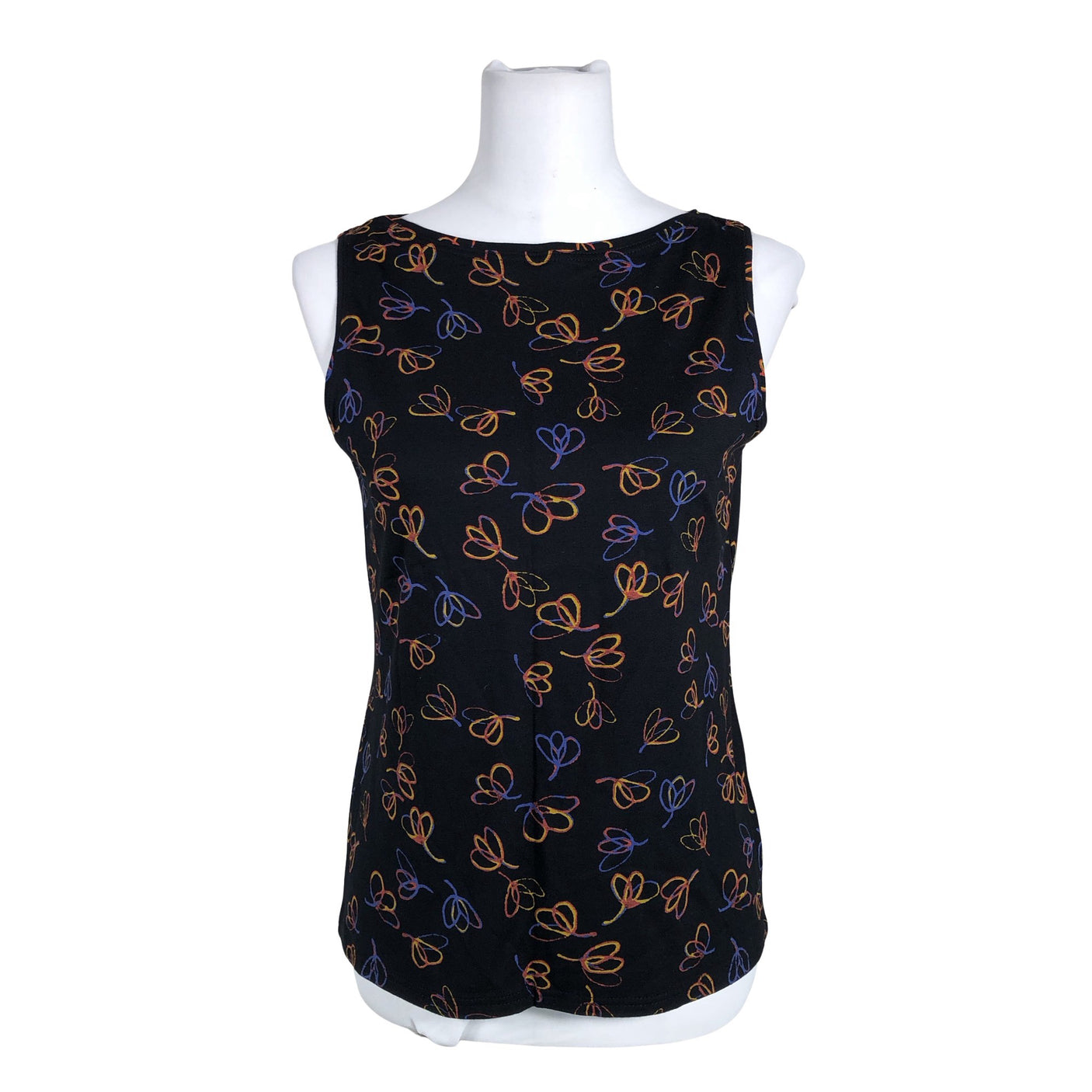 Unisex Nanso - Trikotaažist topp, suurus 38 - Must (1)