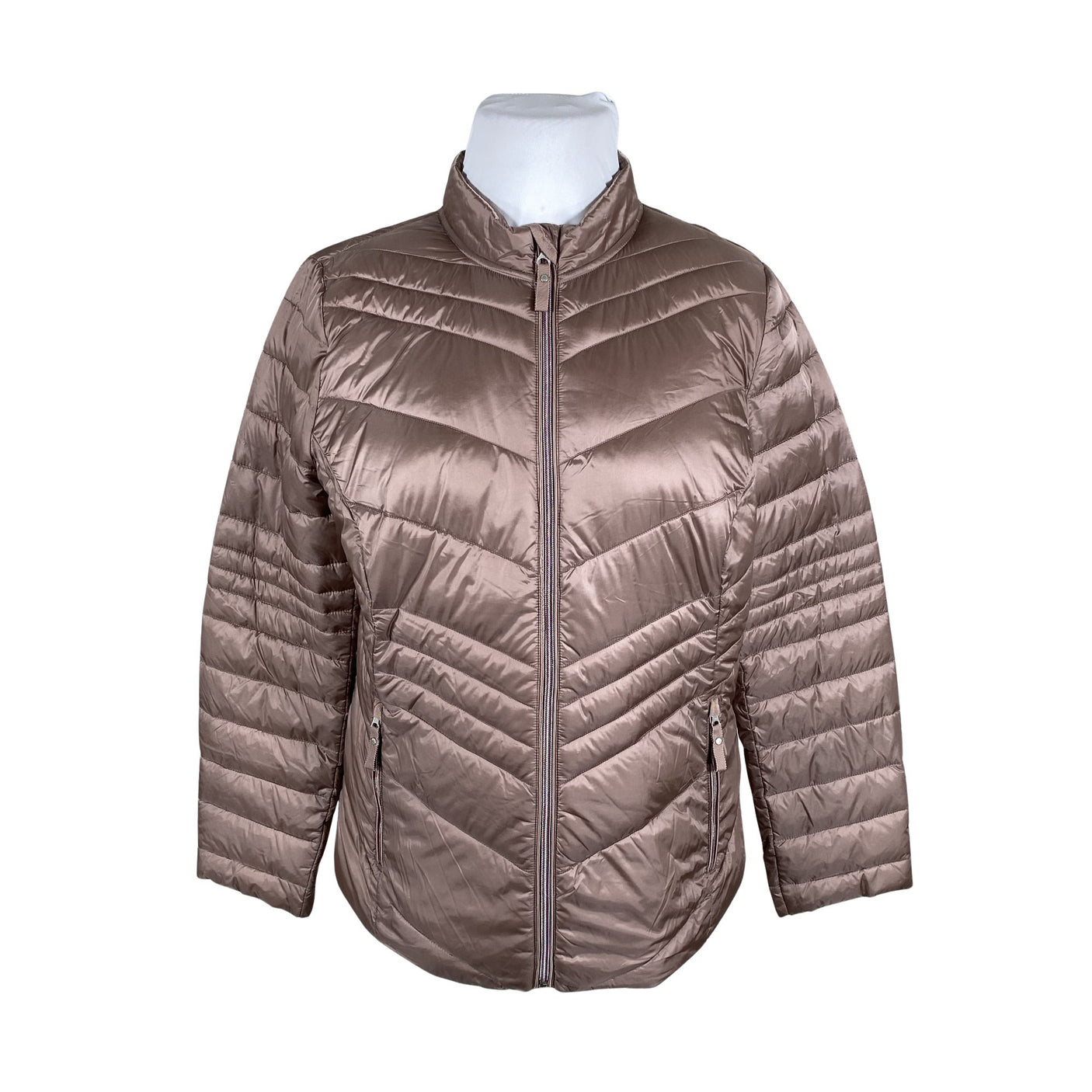 Unisex Tom Tailor - Õhem talvejope, suurus 44 - Pruun (1)