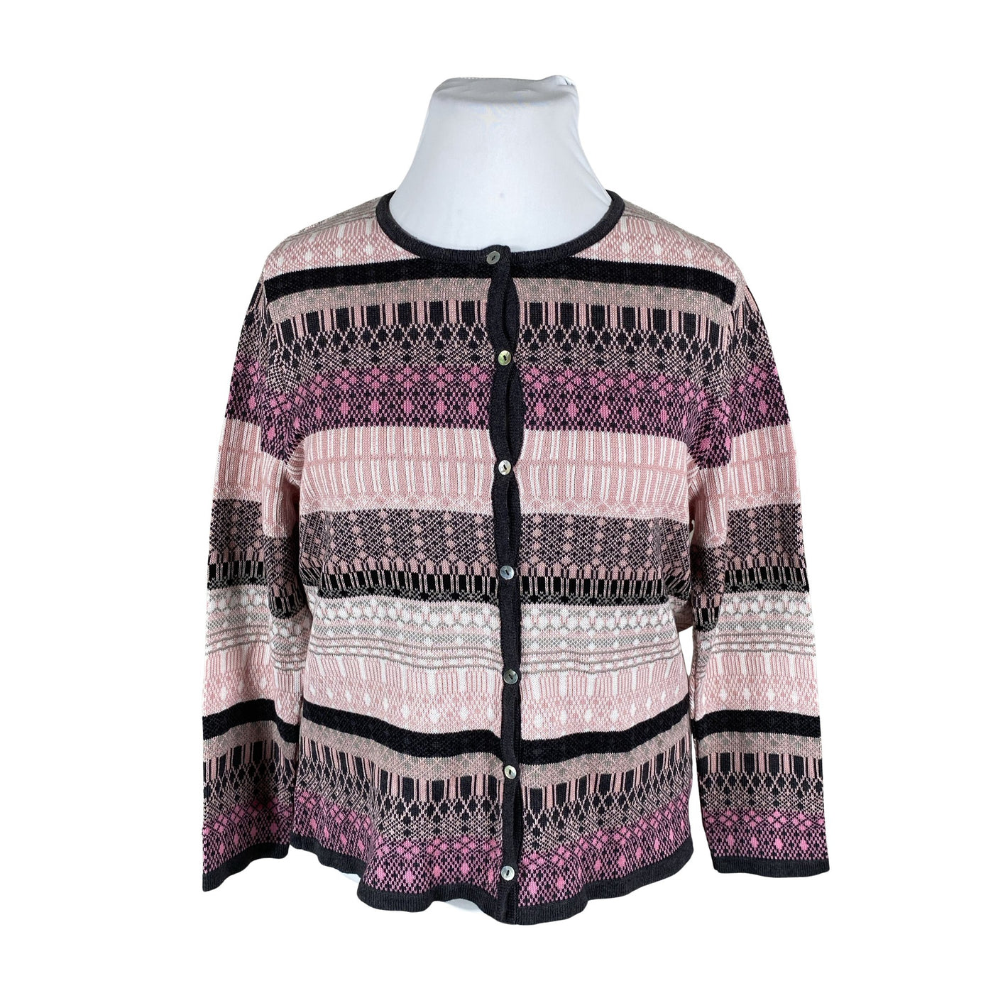 Unisex Skovhuus - Kardigan, suurus 44 - Heleroosa (1)