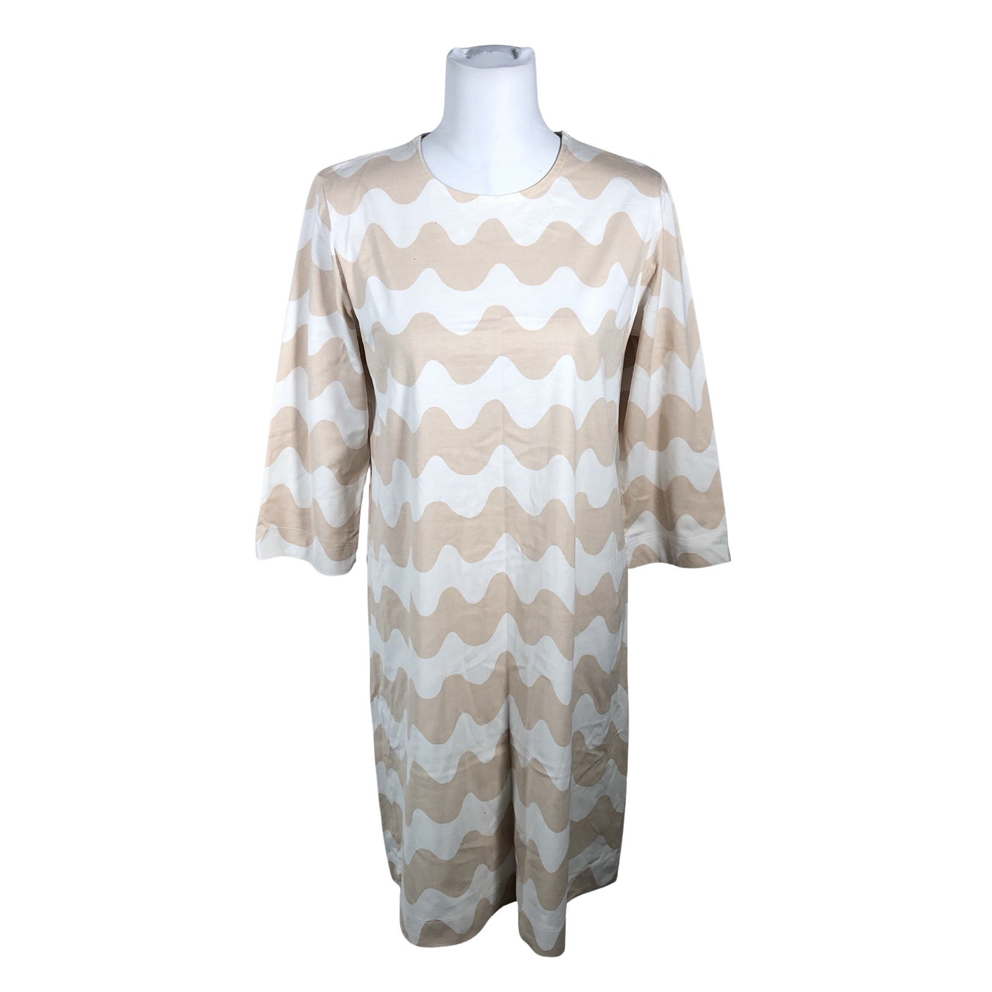 Unisex Marimekko - Trikotaažist kleit, suurus 38 - Beige (1)