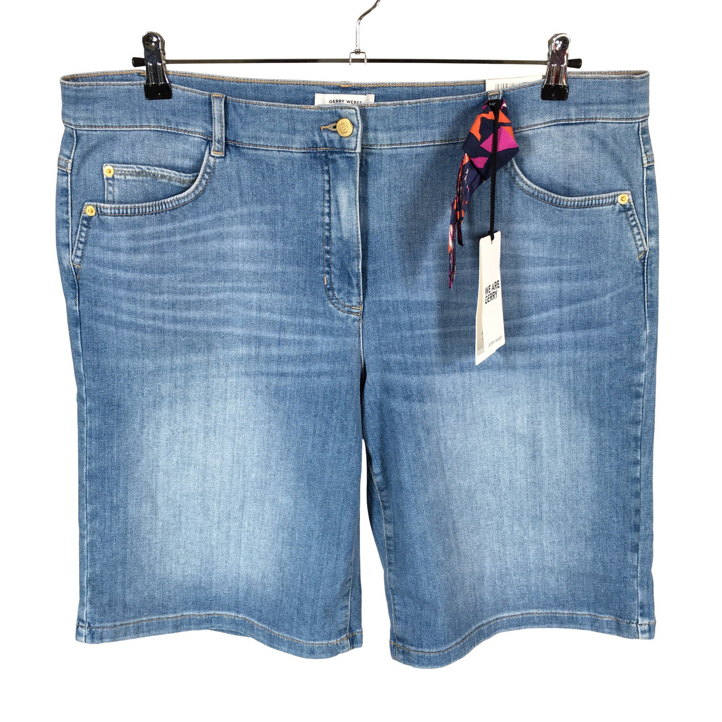 Unisex Gerry Weber - Teksast lühikesed püksid, suurus 48 - Helesinine (1)