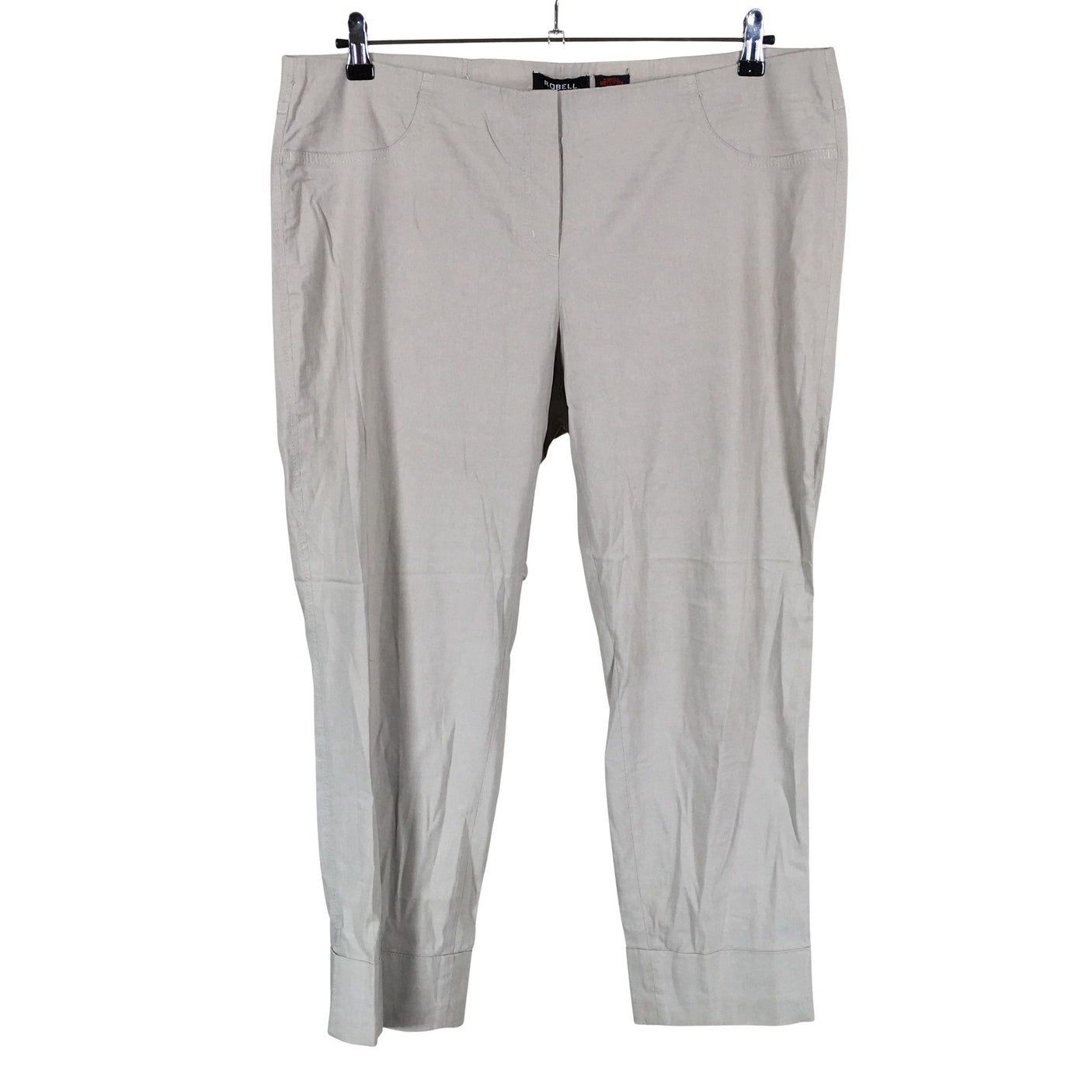 Unisex Robell - Mittevenivad püksid, suurus 48 - Hall (1)