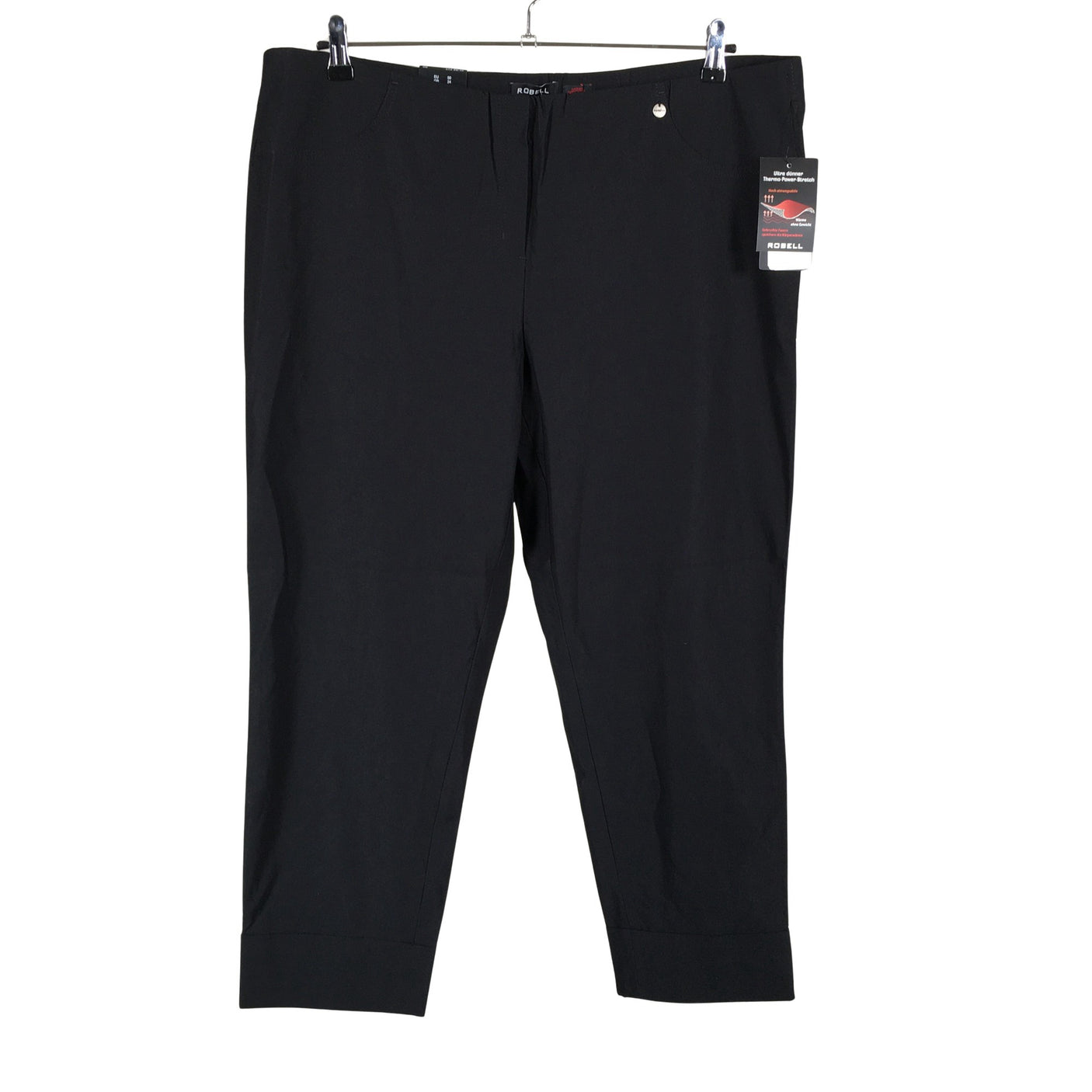 Unisex Robell - Mittevenivad püksid, suurus 50 - Must (1)