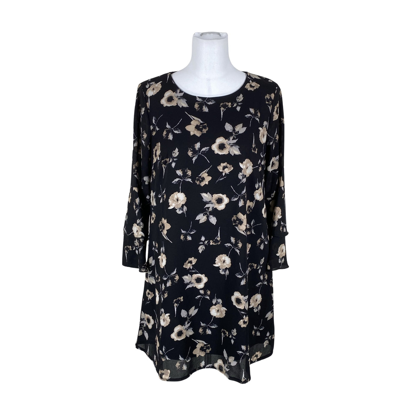 Unisex Happy Holly - Õhuke kleit, suurus 40 - Must (1)