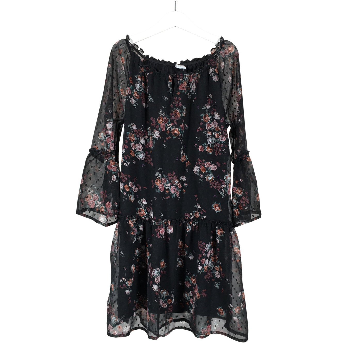 Unisex Lindex - Õhuke kleit, suurus 146 - 152 - Must (1)