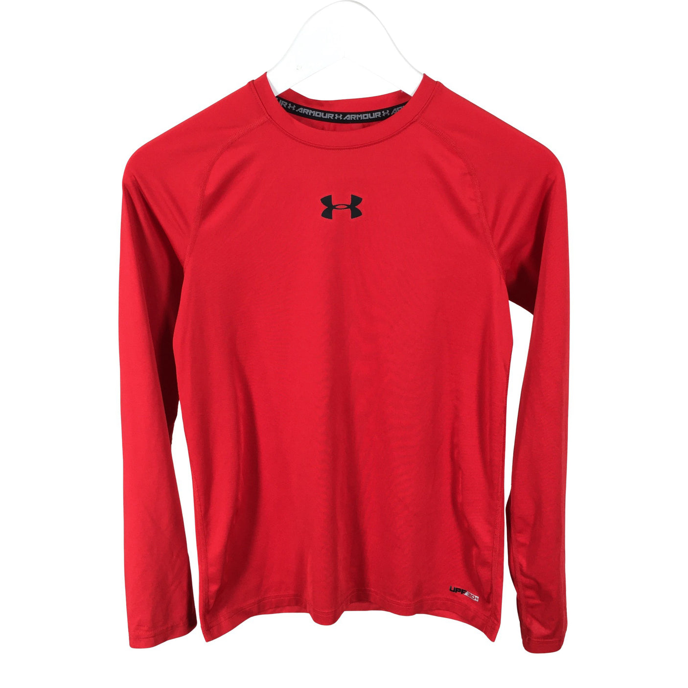 Unisex Under Armour - Spordisärk, pikad käised, suurus 158 - 164 - Punane (1)