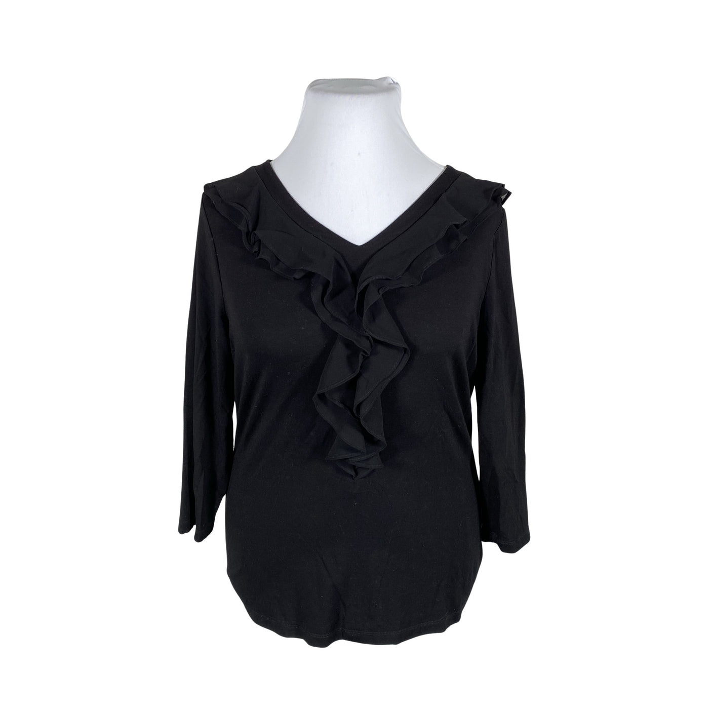 Unisex Ril's - Trikotaažist pluus, suurus 42 - Must (1)