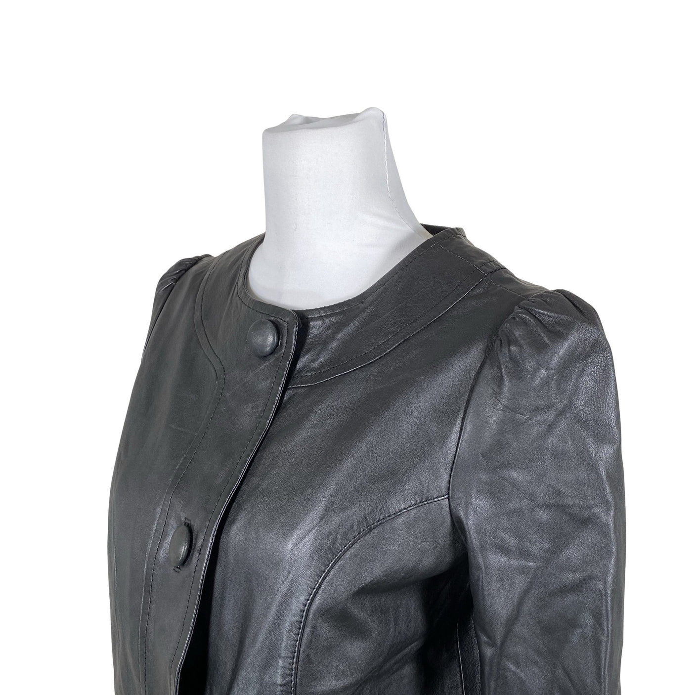 Unisex Saki - Nahktagi, suurus 36 - Must (3)