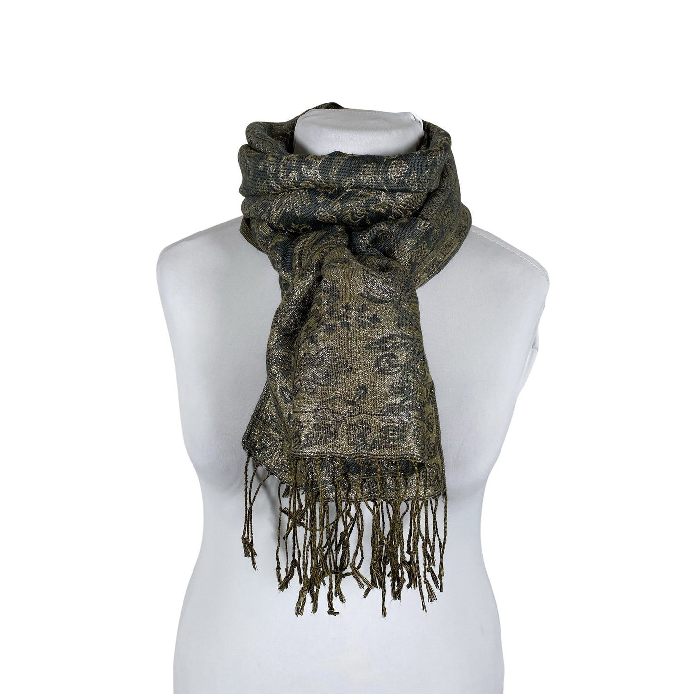 Unisex Pashmina - Õhuke sall, suurus Maxi - Hall (1)