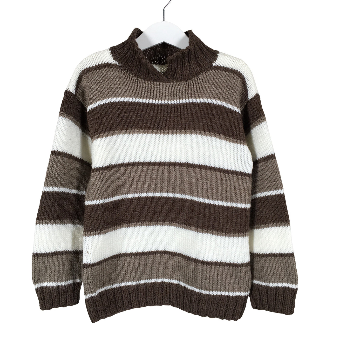Unisex Handmade - Kampsun, suurus 128 - 134 - Pruun (1)