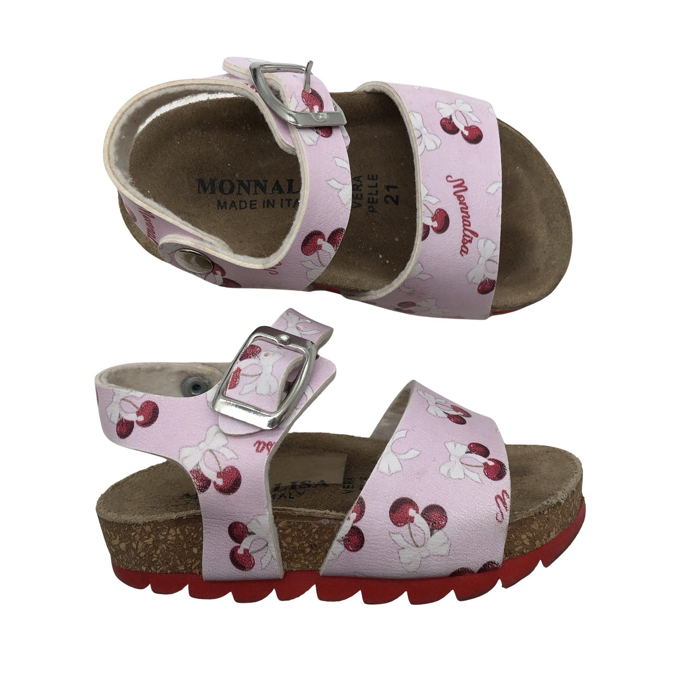 Unisex Monnalisa - Rihmikud, suurus 21 - Heleroosa (1)