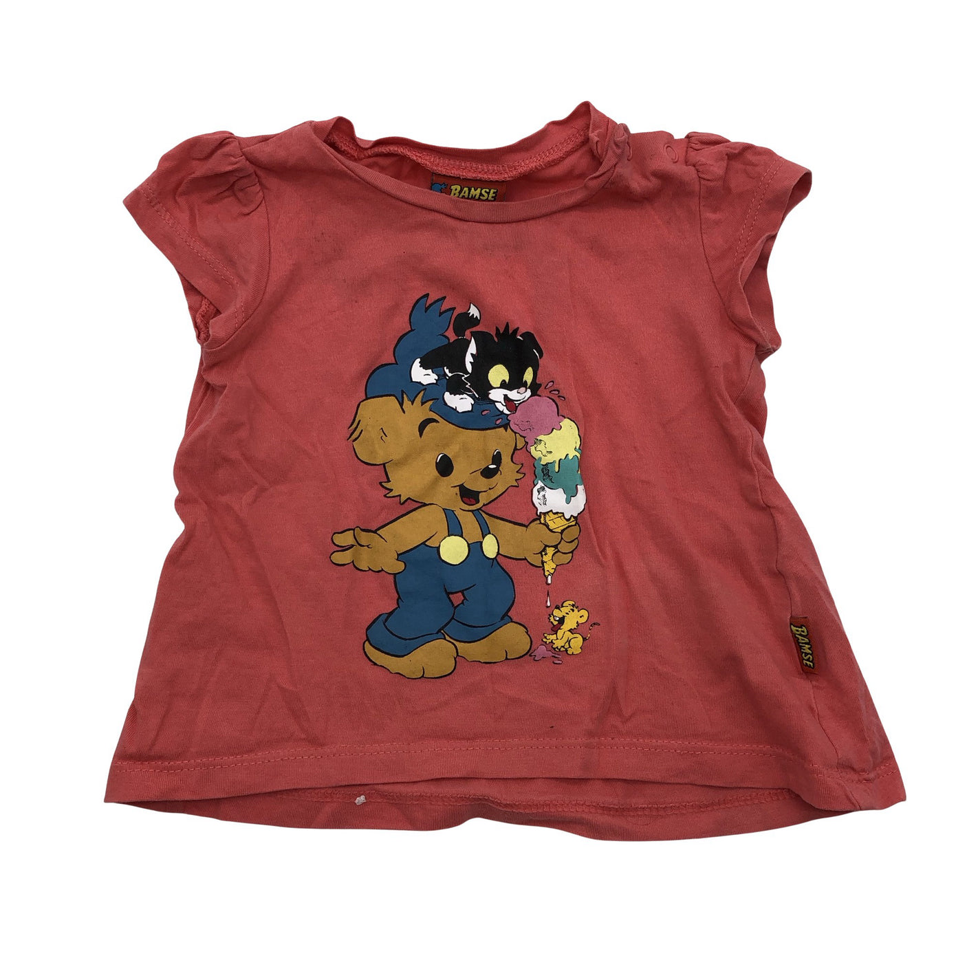 Unisex Lindex - T-särk, suurus 68 - 74 - Roosa (1)