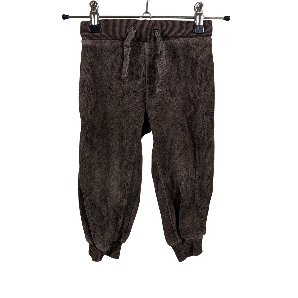 Unisex Lindex - Trikotaažist püksid, suurus 80 - 86 - Pruun (1)