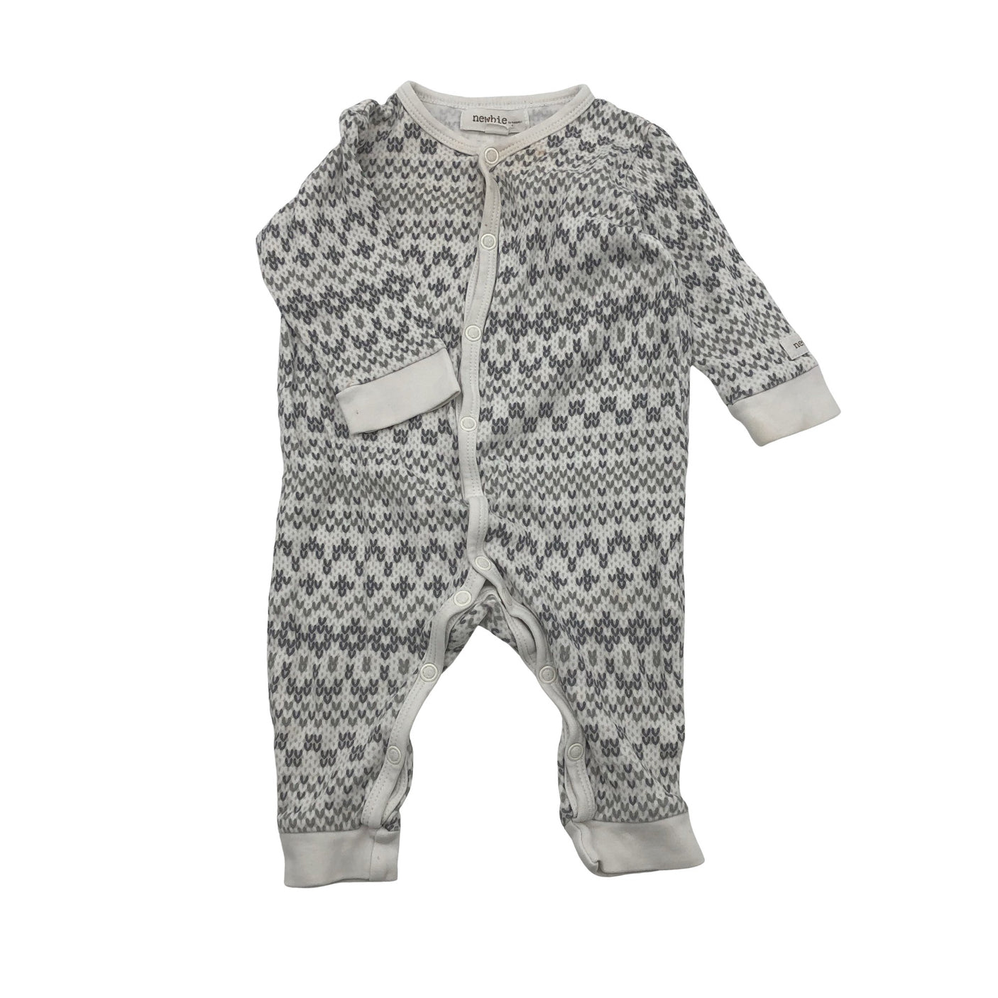 Unisex Newbie - Pükskostüüm, suurus 62 - 68 - Hall (1)