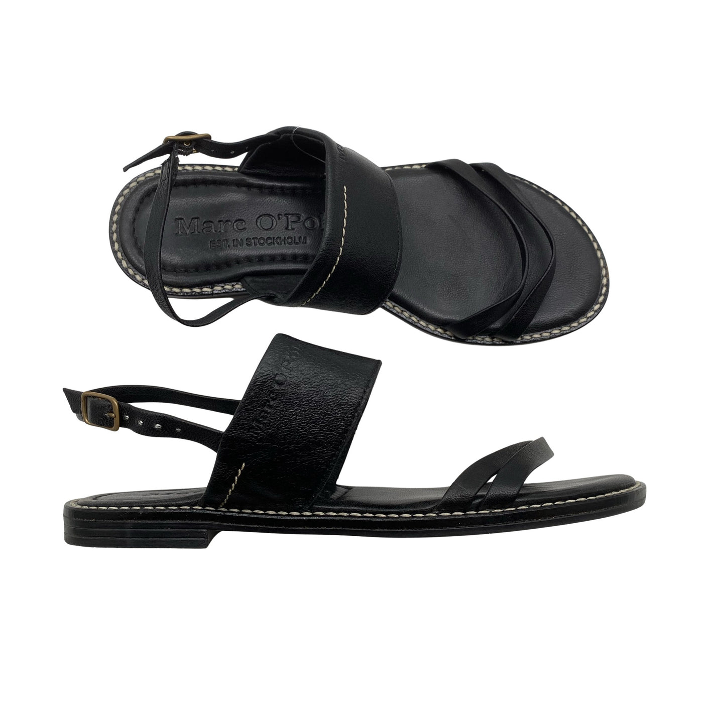 Unisex Marc O'Polo - Rihmikud, suurus 37 - Must (1)