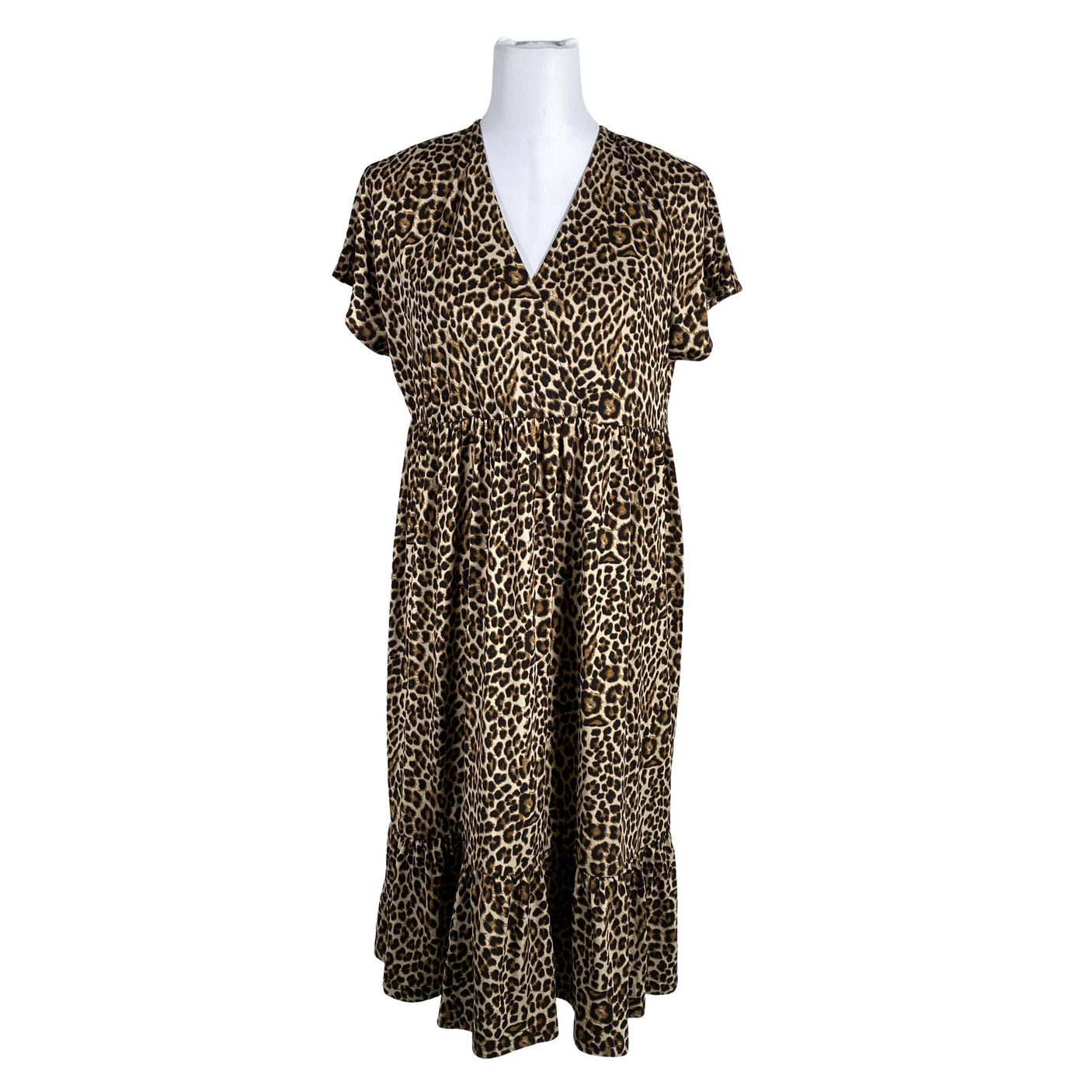 Unisex Mama Licious - Trikotaažist kleit, suurus 40 - Pruun (1)