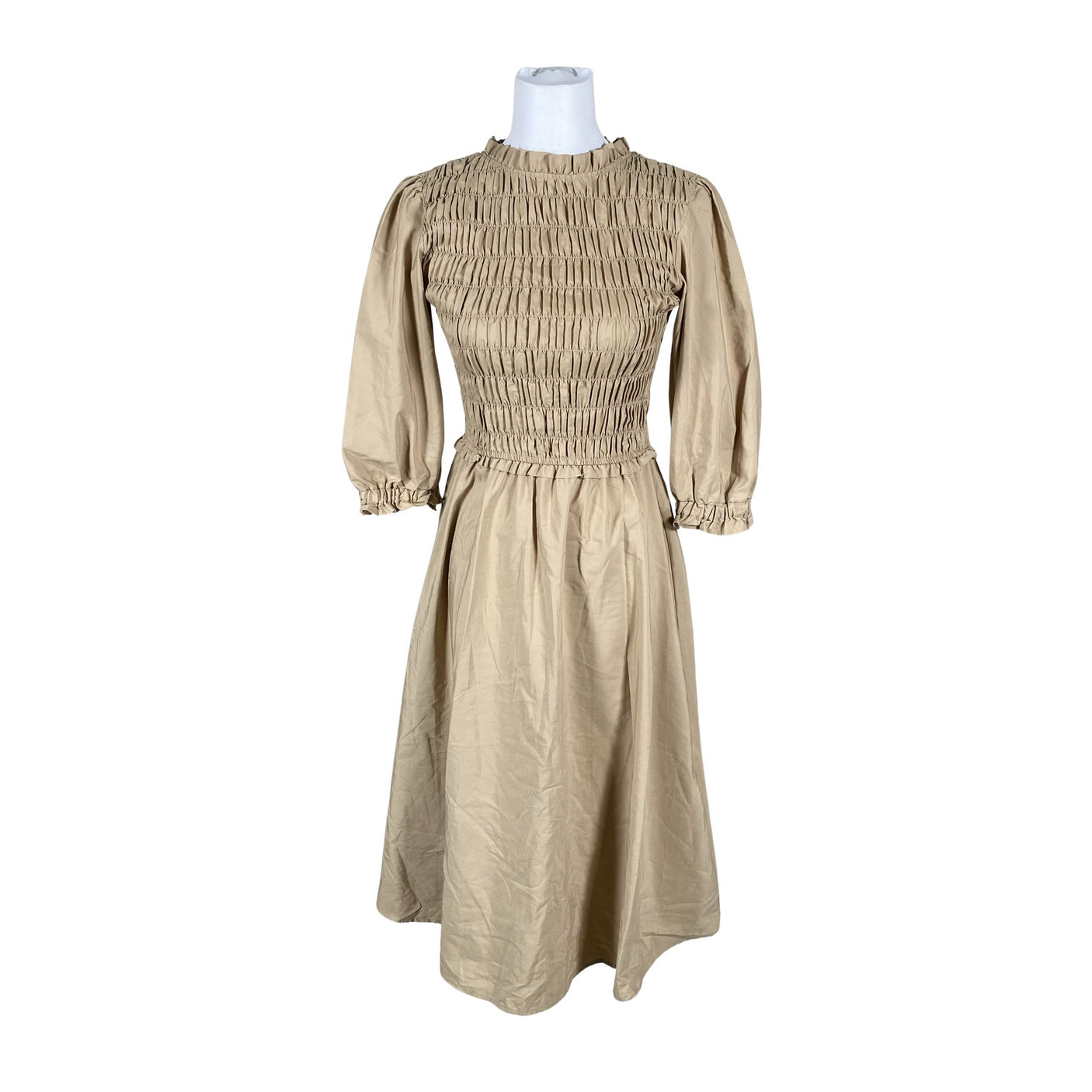 Unisex Trendyol - Mitteveniv kleit, suurus 36 - Beige (1)