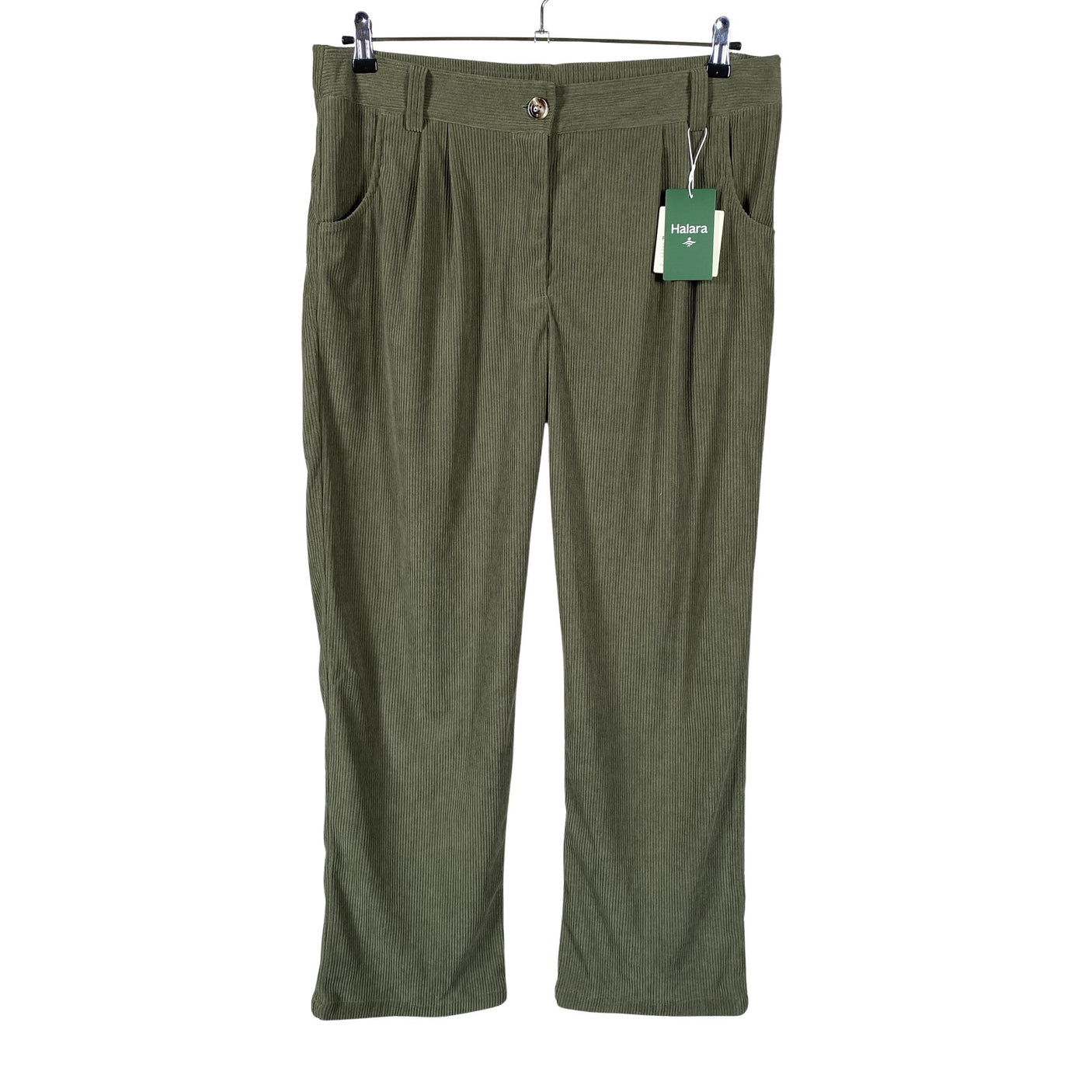 Unisex Halara - Sametpüksid, suurus 42 - Roheline (1)