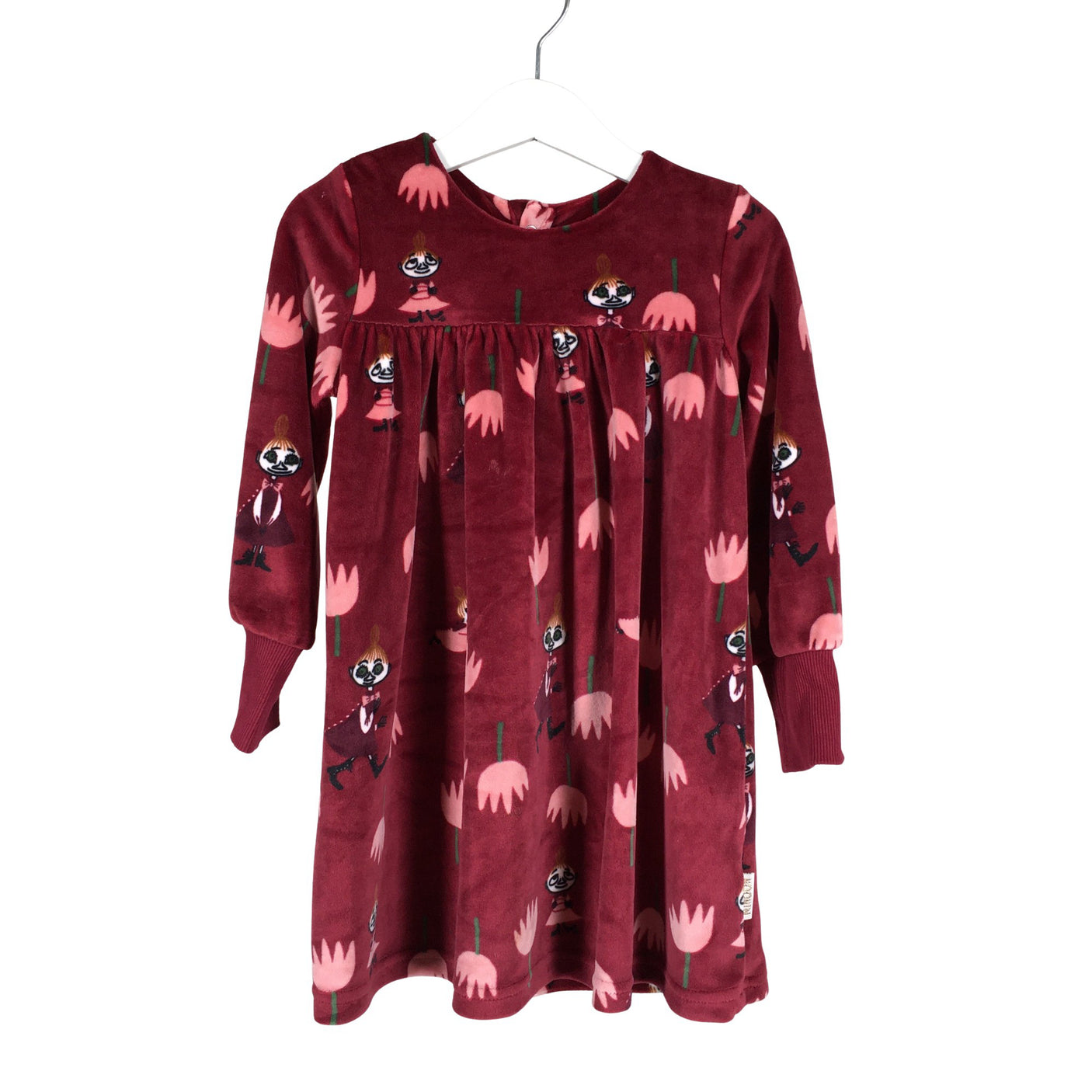 Unisex Moomin by Martinex - Dressikangast kleit, suurus 92 - 98 - Veinipunane (1)