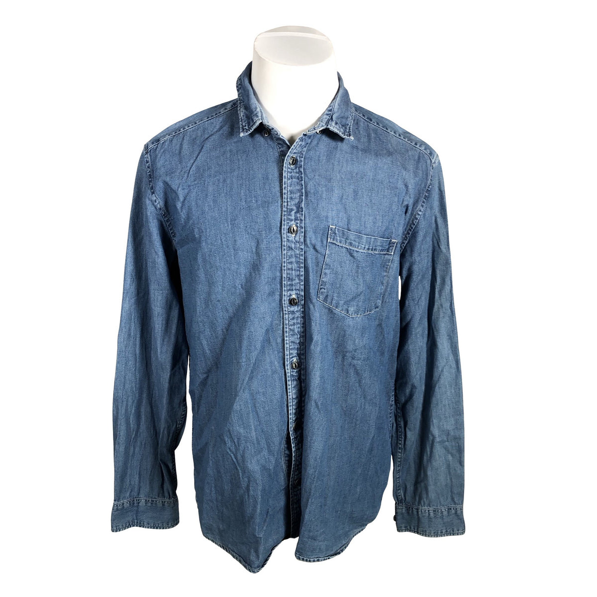 Unisex Cottonfield - Teksasärk, suurus XL - Sinine (1)