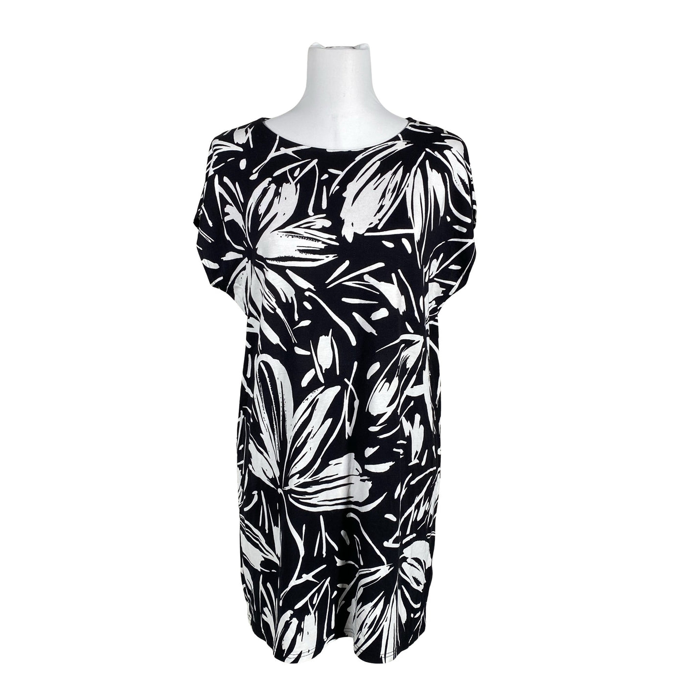 Unisex Nanso - Trikotaažist kleit, suurus 36 - Must (1)