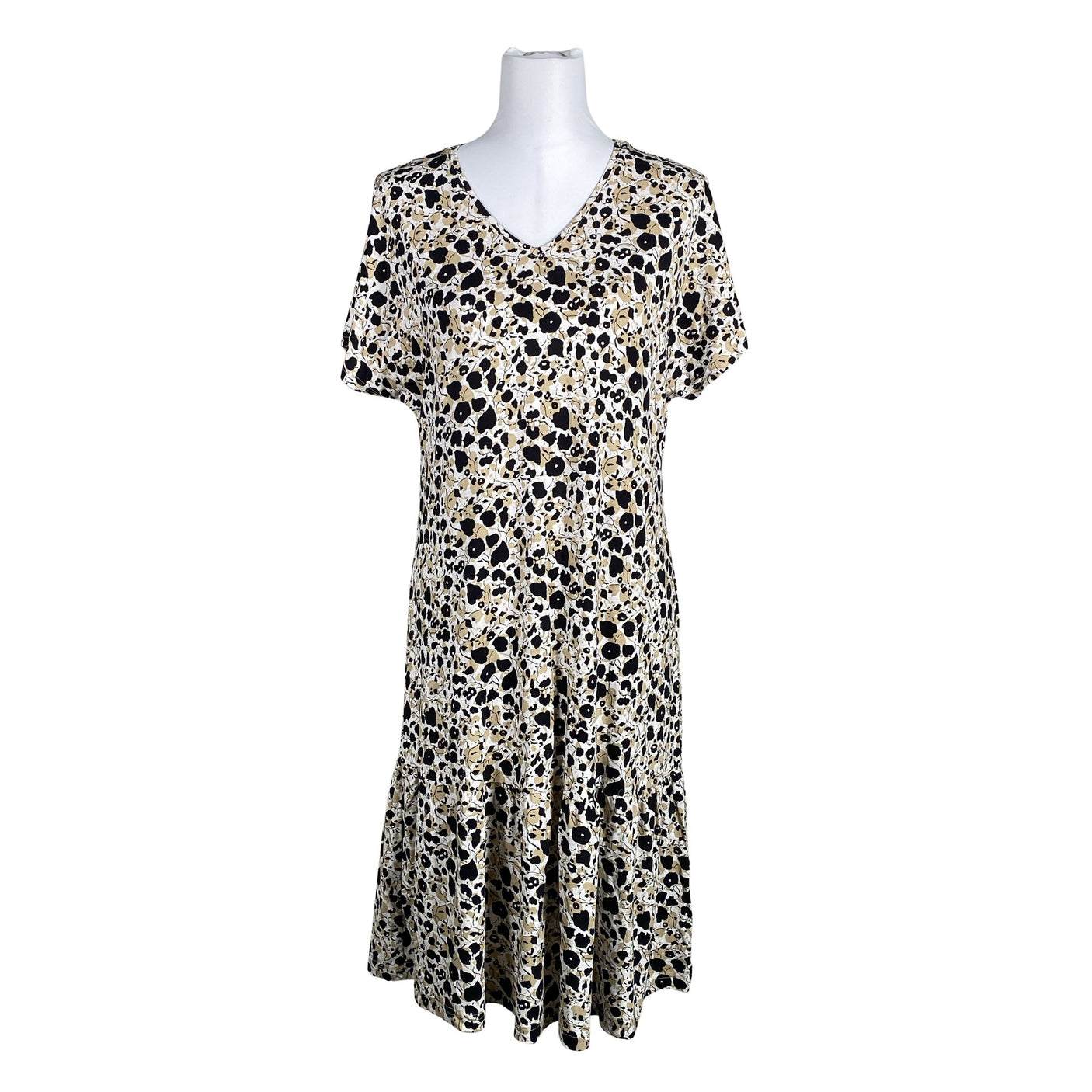 Unisex Nanso - Trikotaažist kleit, suurus 38 - Looduslik valge (1)
