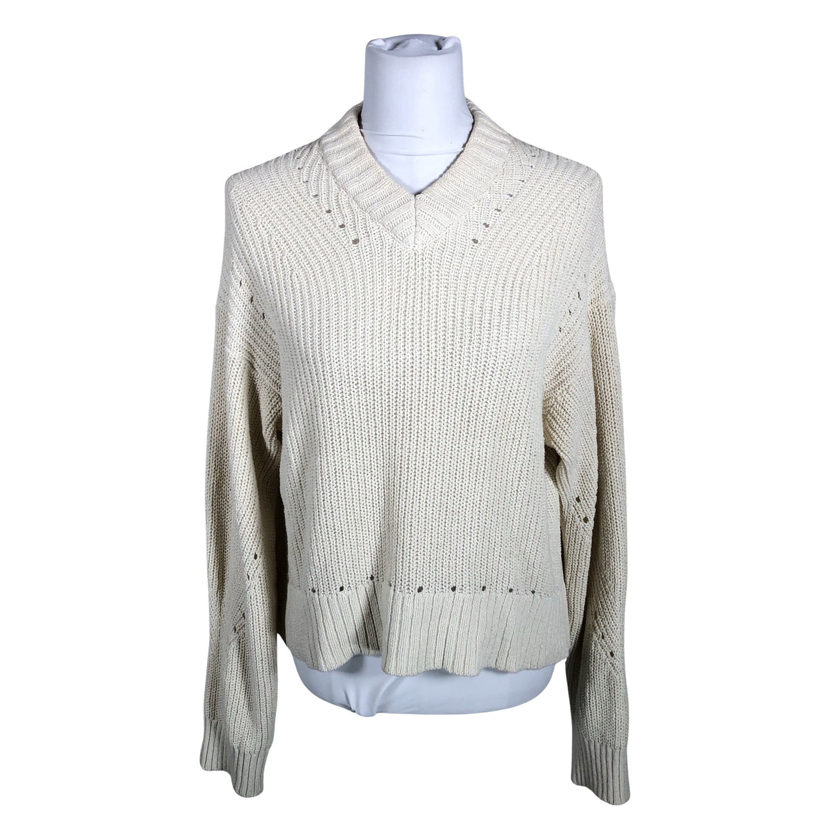 Unisex Samsoe&Samsoe - Kampsun, suurus 38 - Looduslik valge (1)