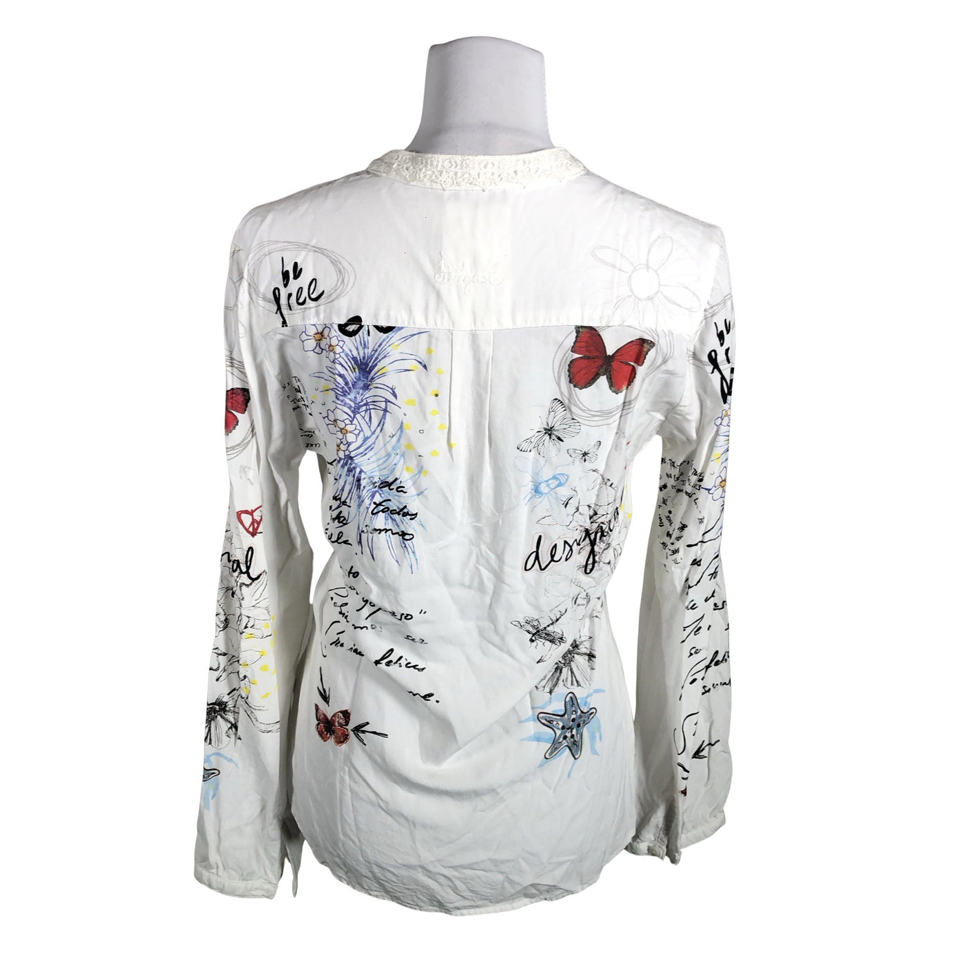 Unisex Desigual - Pluus, suurus 38 - Valge (2)