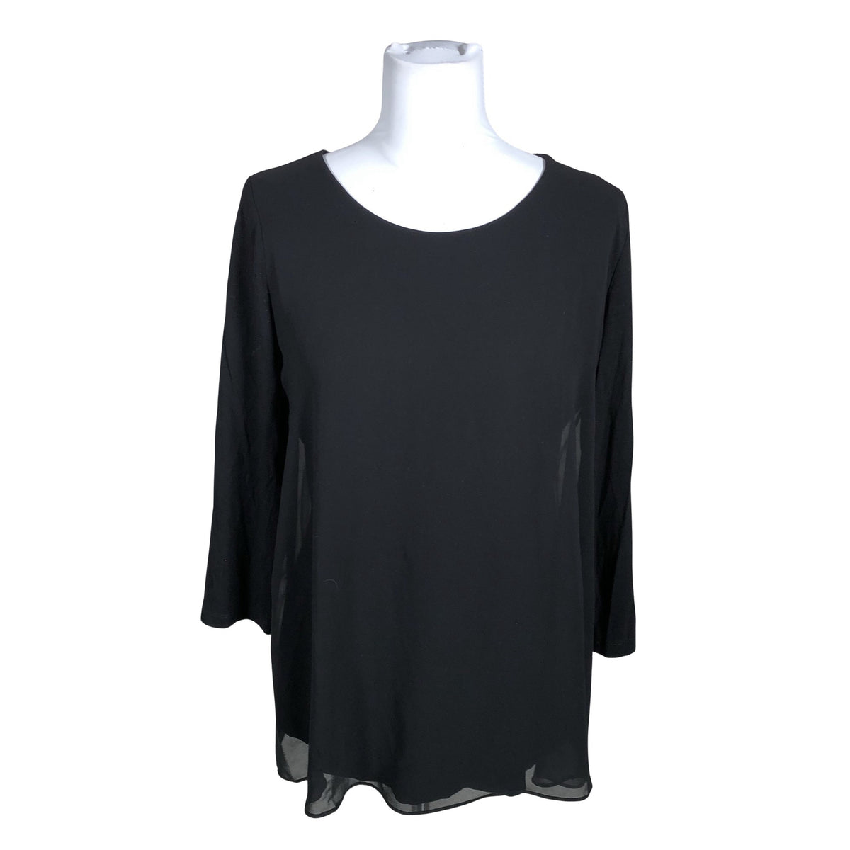 Unisex Ril's - Trikotaažist tuunika, suurus 40 - Must (1)