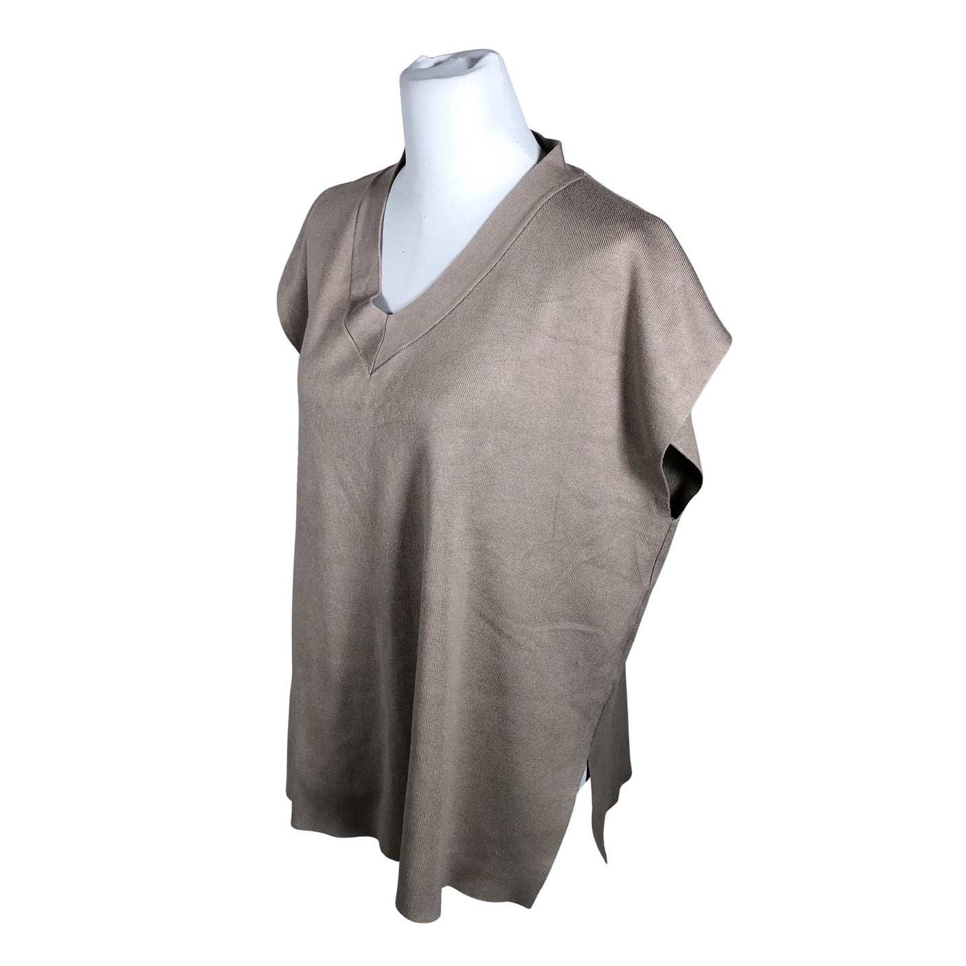 Unisex Cut & Pret - Kootud vest, suurus 38 - Beige (2)