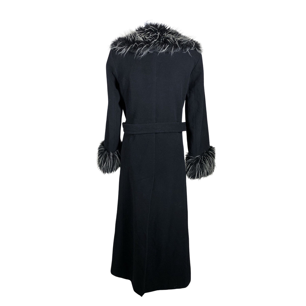 Unisex Menuetto - Kunstkarusnahast mantel, suurus 36 - Must (2)