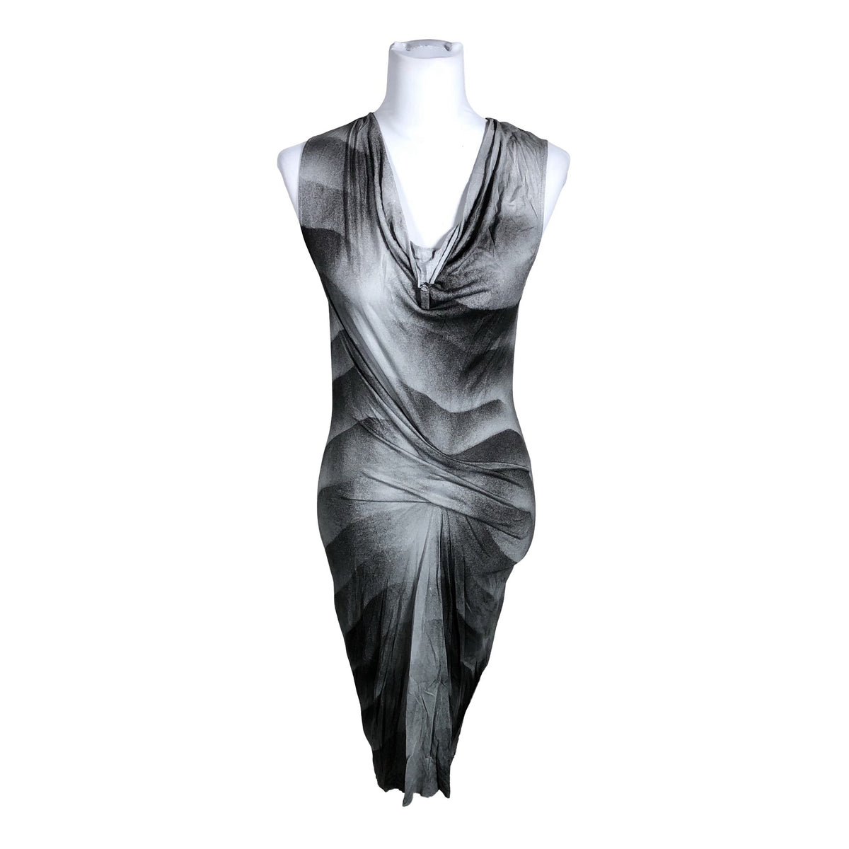Unisex Helmut Lang - Trikotaažist kleit, suurus 36 - Hall (1)