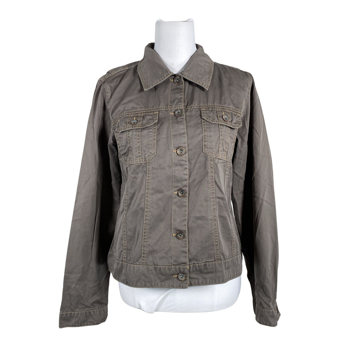 Unisex s.Oliver - Teksasärk, suurus 40 - Hall (1)