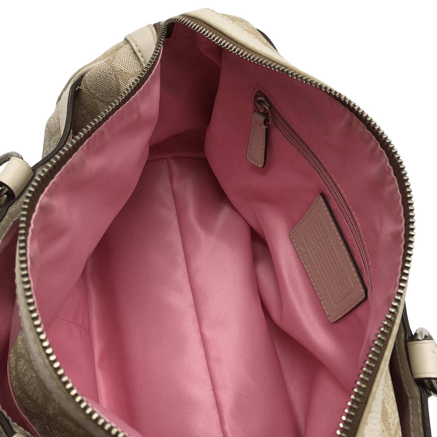 Unisex Coach - Käekott, suurus Midi - Beige (3)