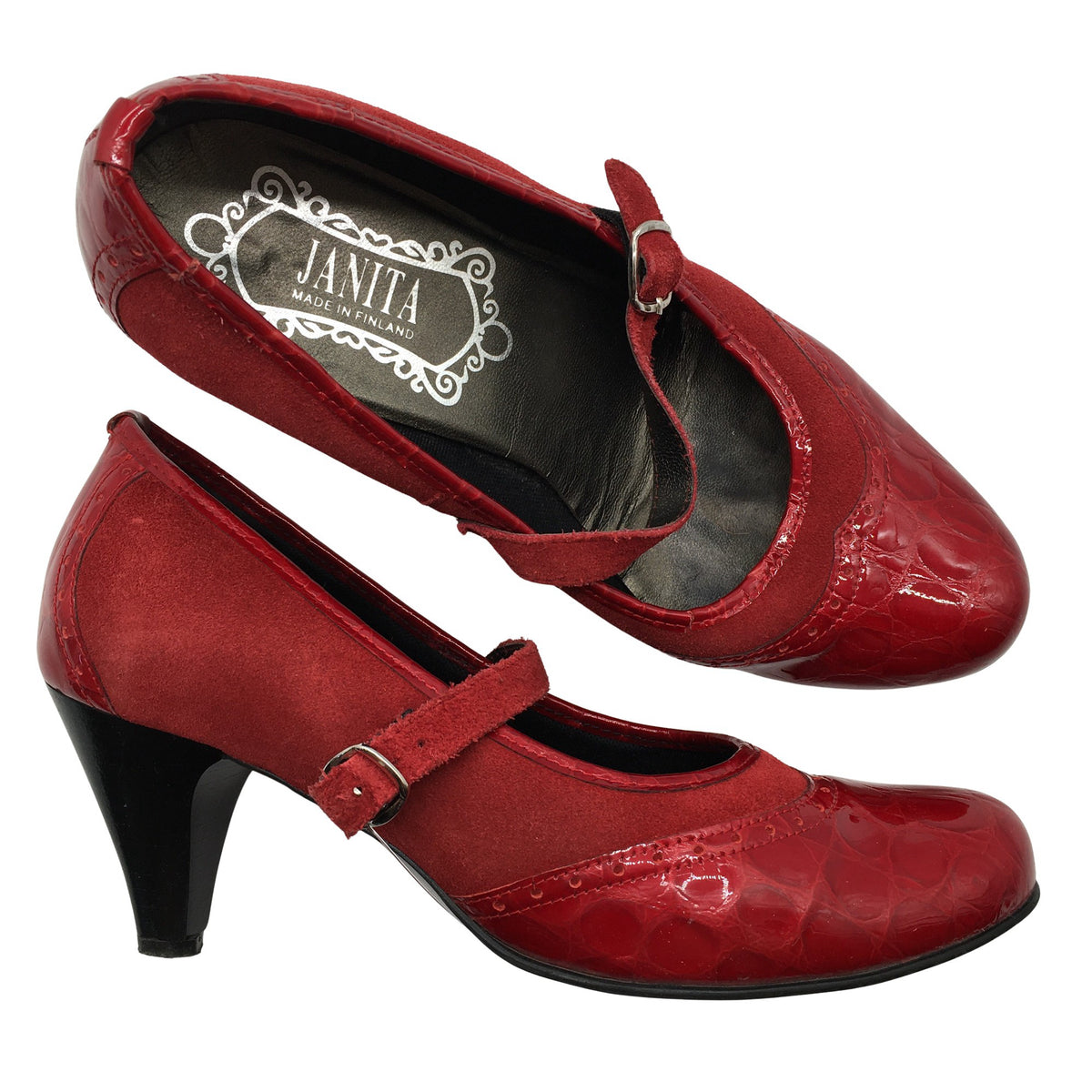 Unisex Janita - Kontsakingad, suurus 40 - Veinipunane (1)