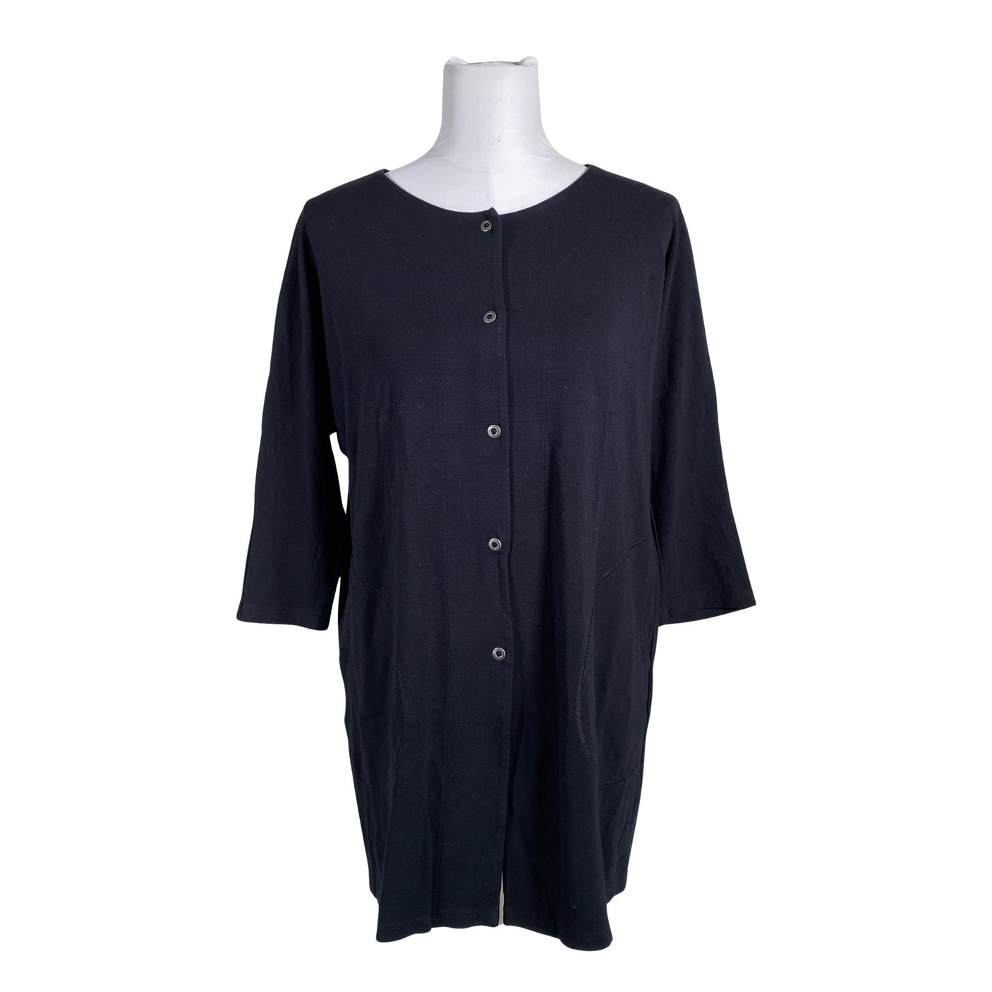 Unisex Nanso - Trikotaažist tuunika, suurus 38 - Must (1)
