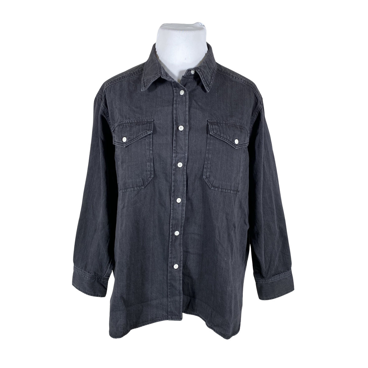 Unisex Part two - Teksasärk, suurus 42 - Must (1)