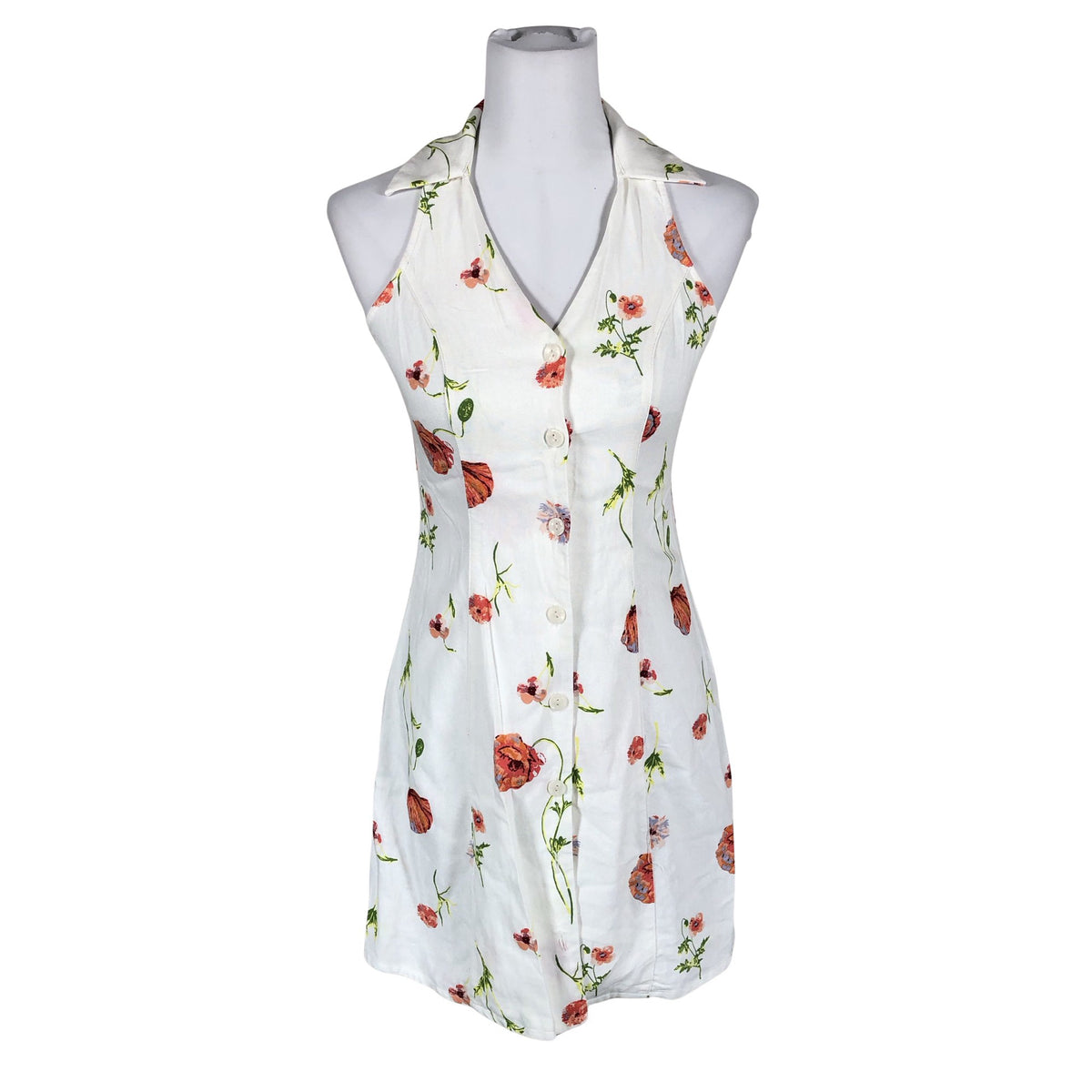 Unisex Anna Field - Mitteveniv kleit, suurus 34 - Valge (1)