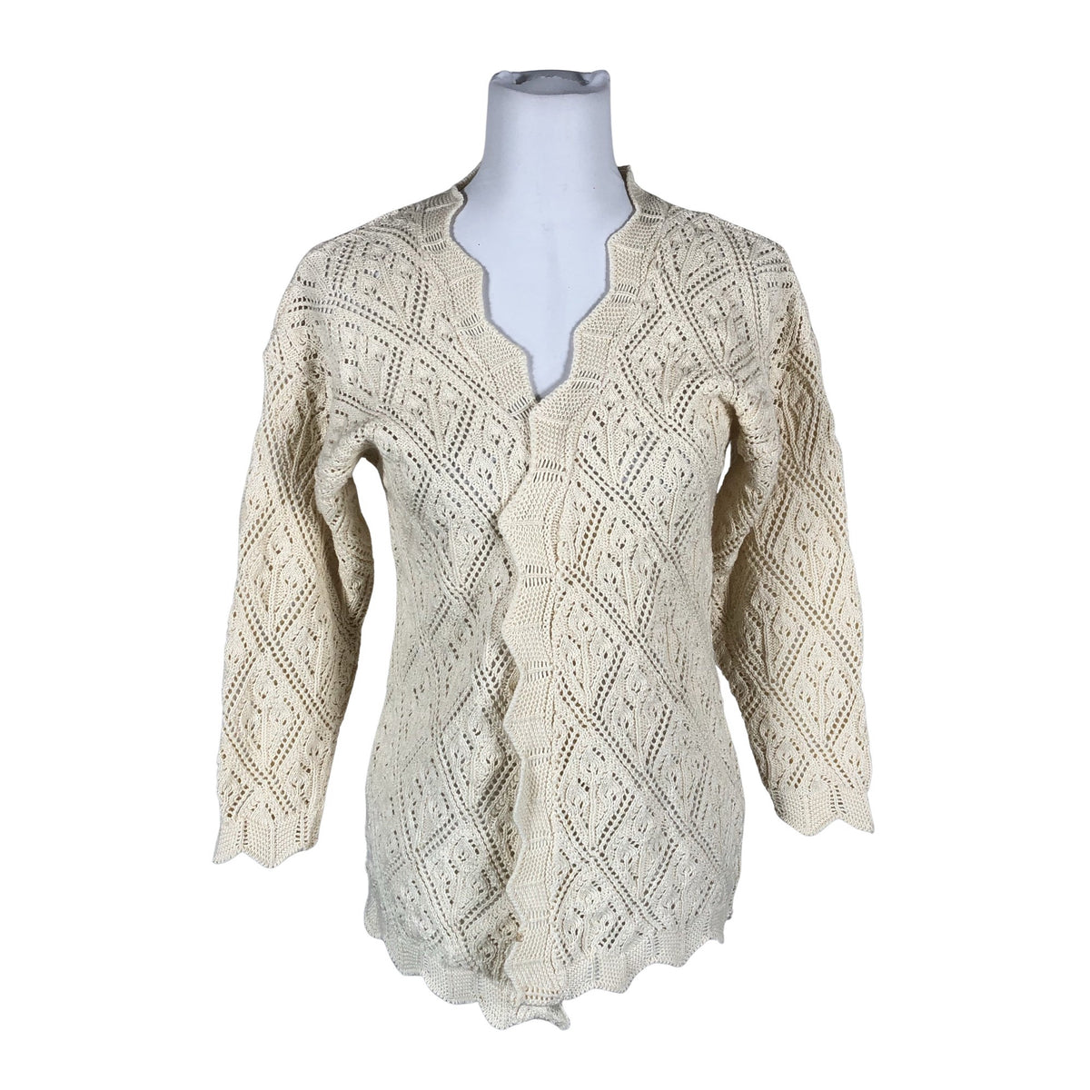 Unisex Handmade - Kardigan, suurus 40 - Beige (1)